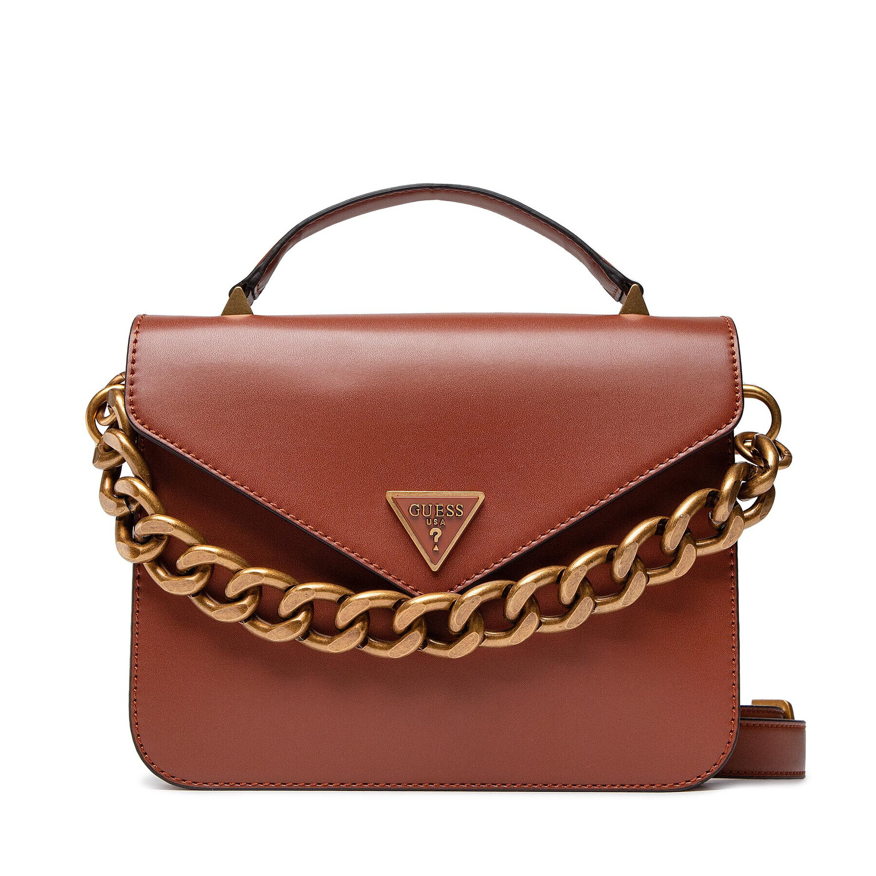 Guess Дамска чанта Retour (VB) HWVB86 64200 Кафяв - Pepit.bg