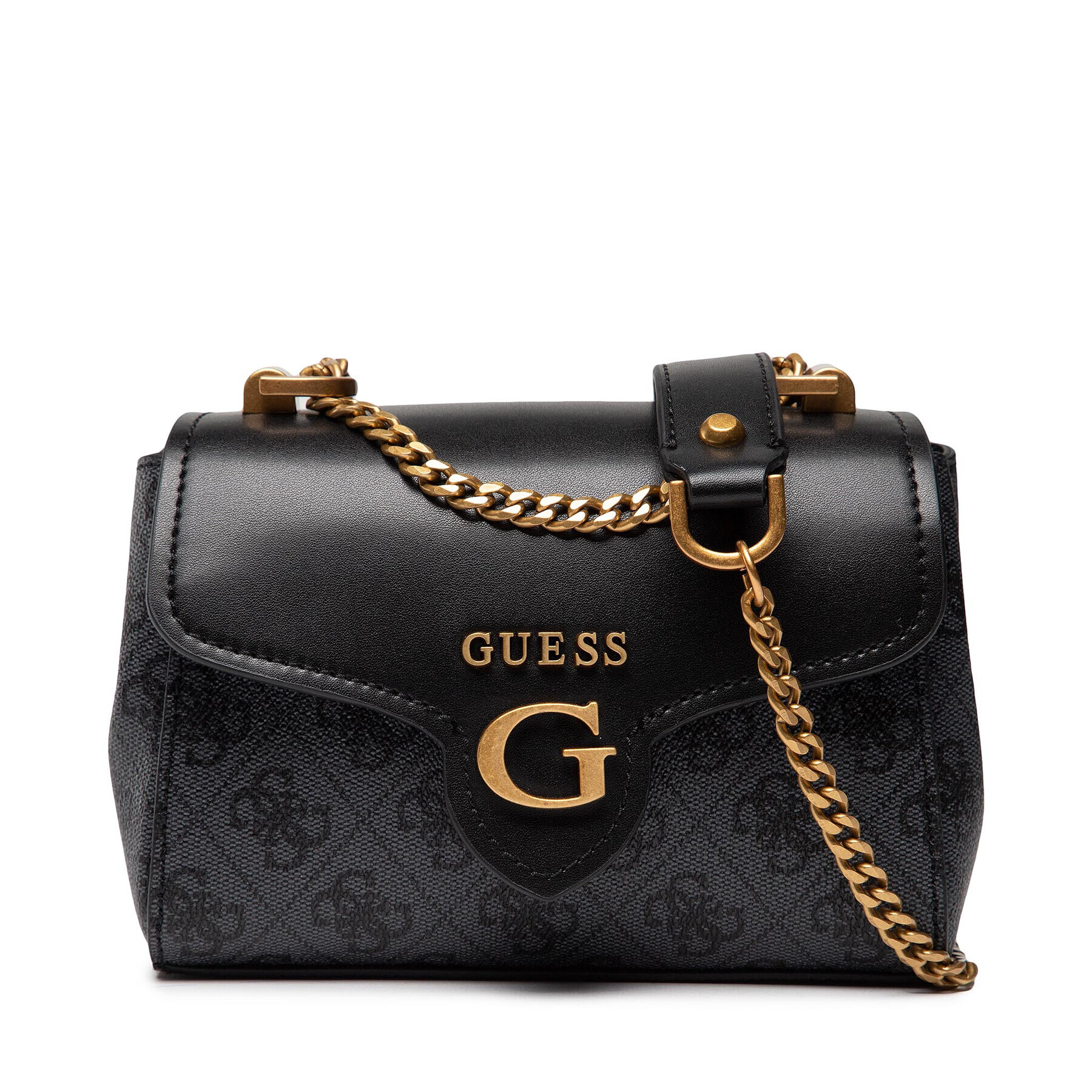 Guess Дамска чанта Rossana Mini HWSB85 51780 Сив - Pepit.bg