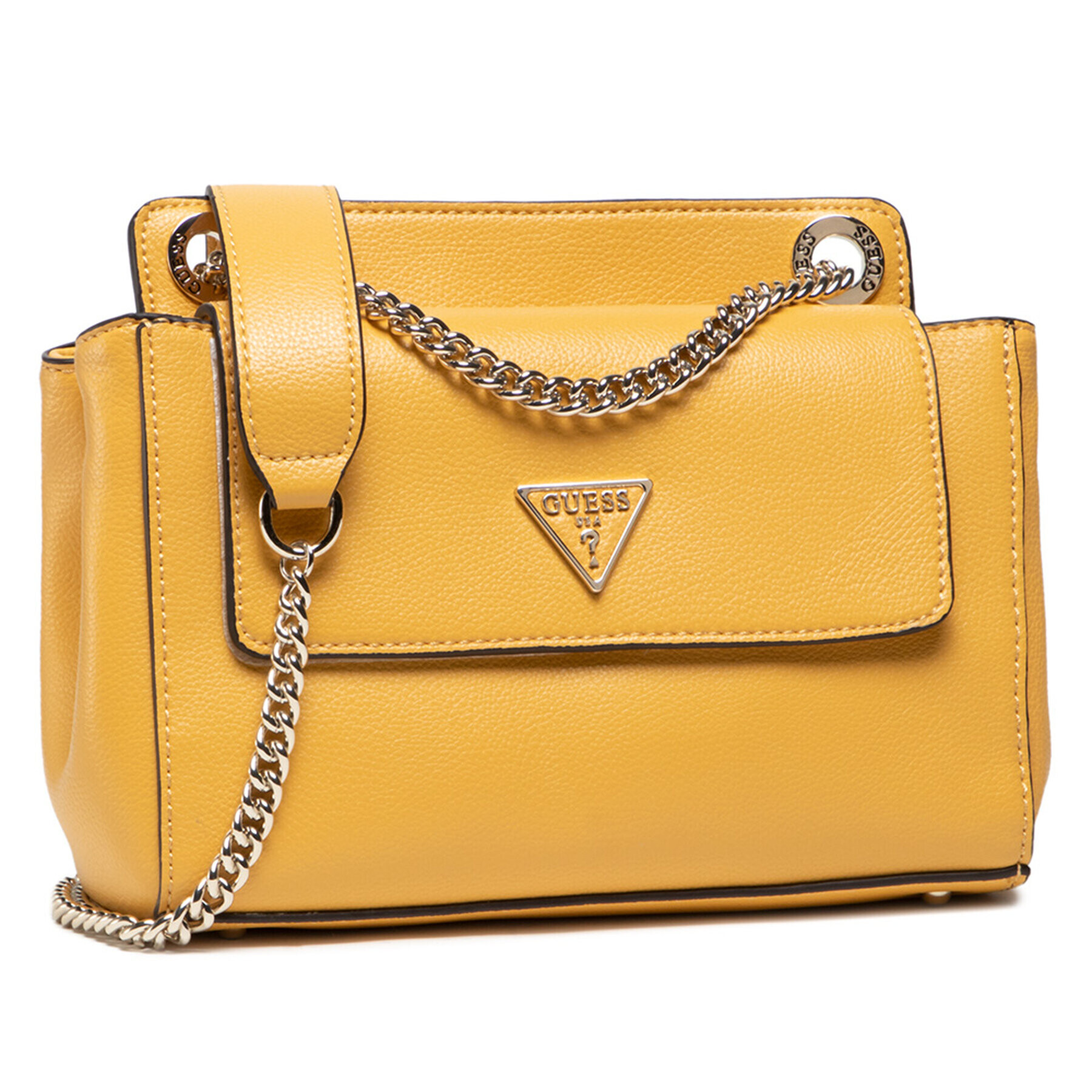 Guess Дамска чанта Sandrine HWVG79 65200 Жълт - Pepit.bg