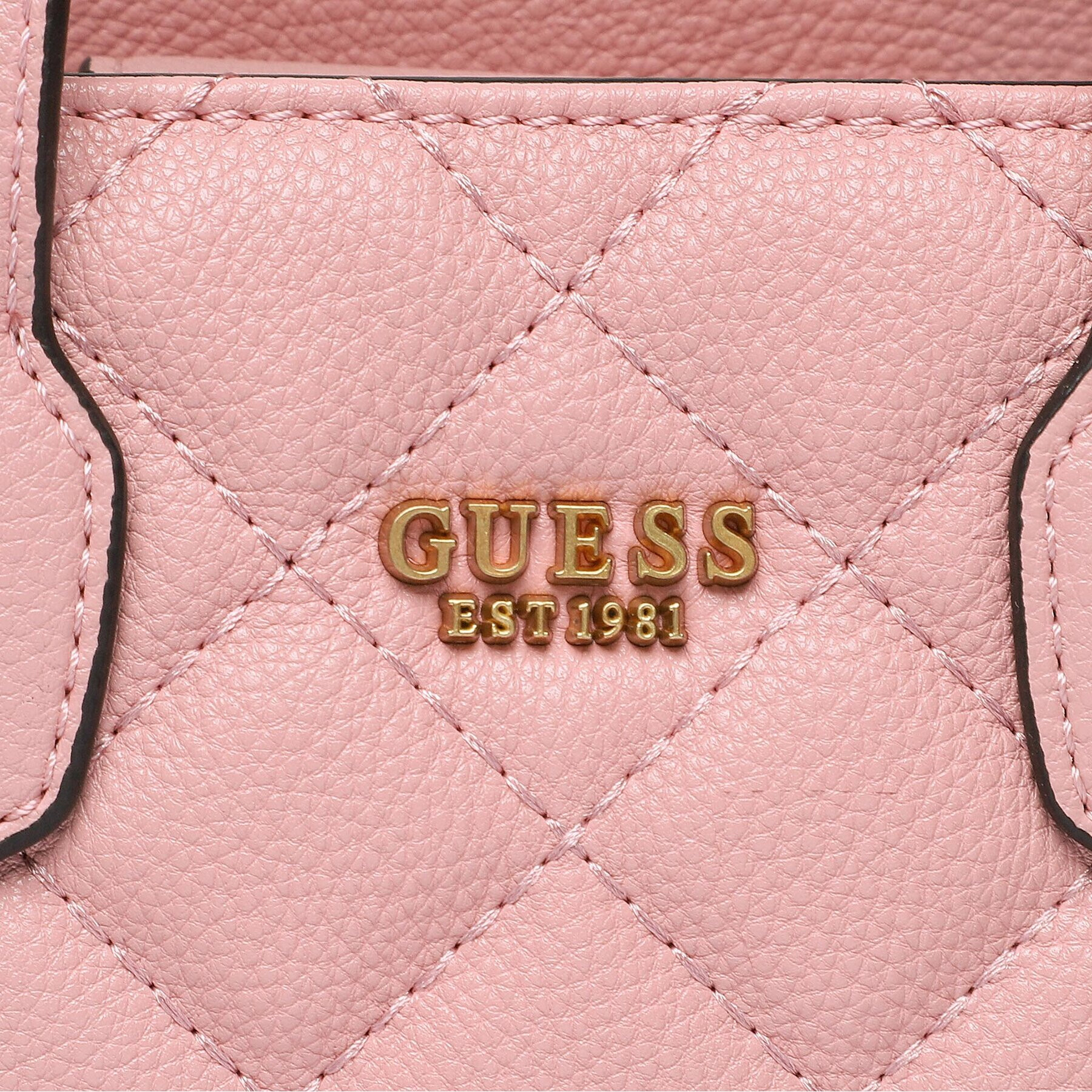 Guess Дамска чанта Silvana (QC) Mini Bags HWQC86 65770 Розов - Pepit.bg