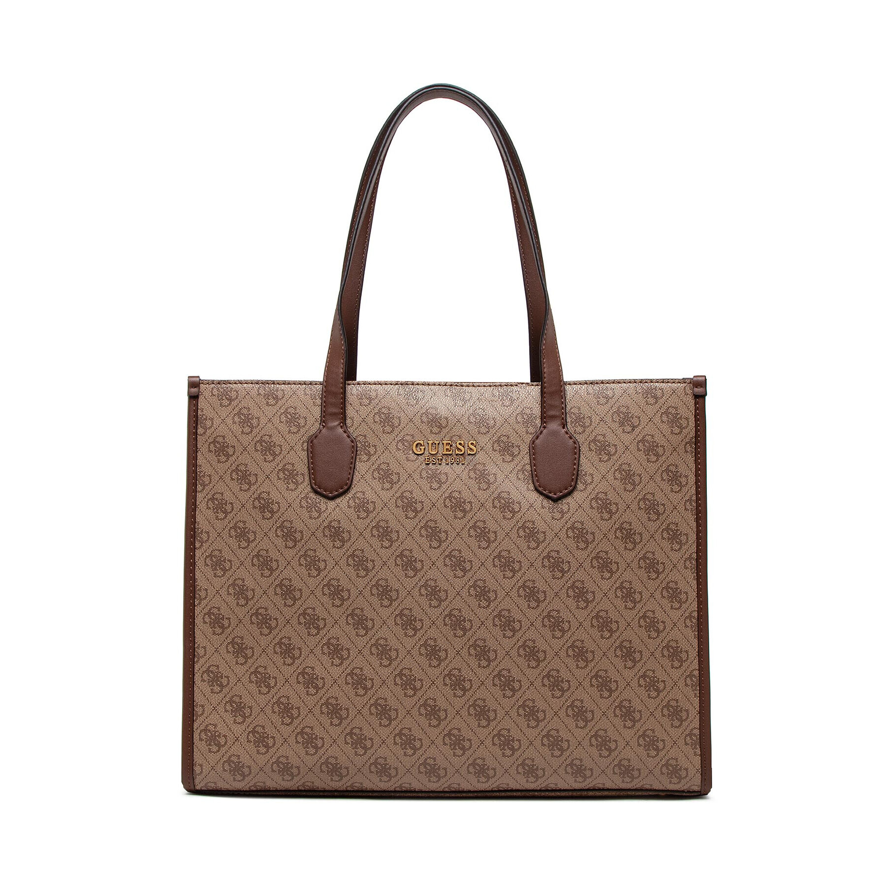 Guess Дамска чанта Silvana (SB) HWSB86 65230 Кафяв - Pepit.bg