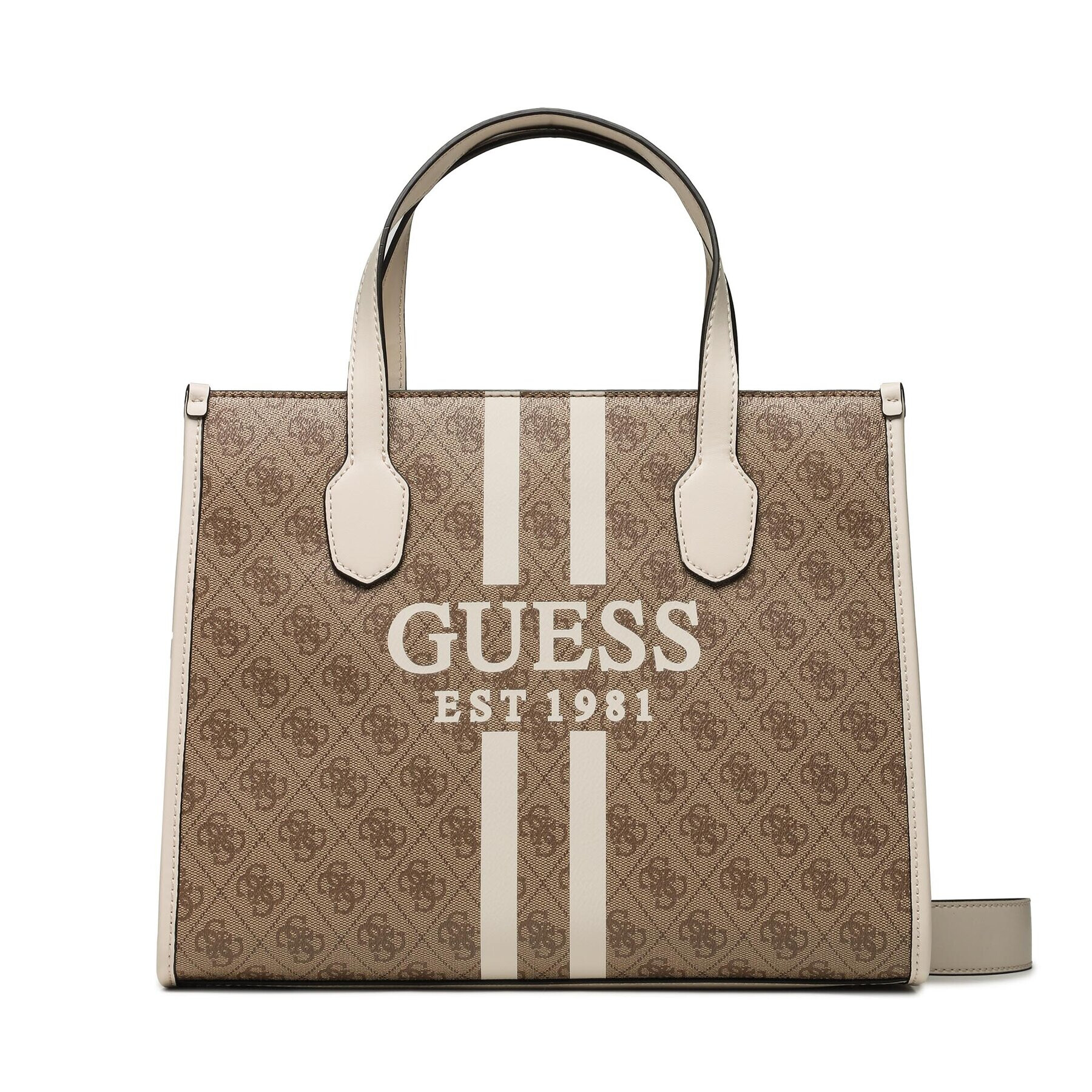 Guess Дамска чанта Silvana (SS) HWSS86 65220 Кафяв - Pepit.bg