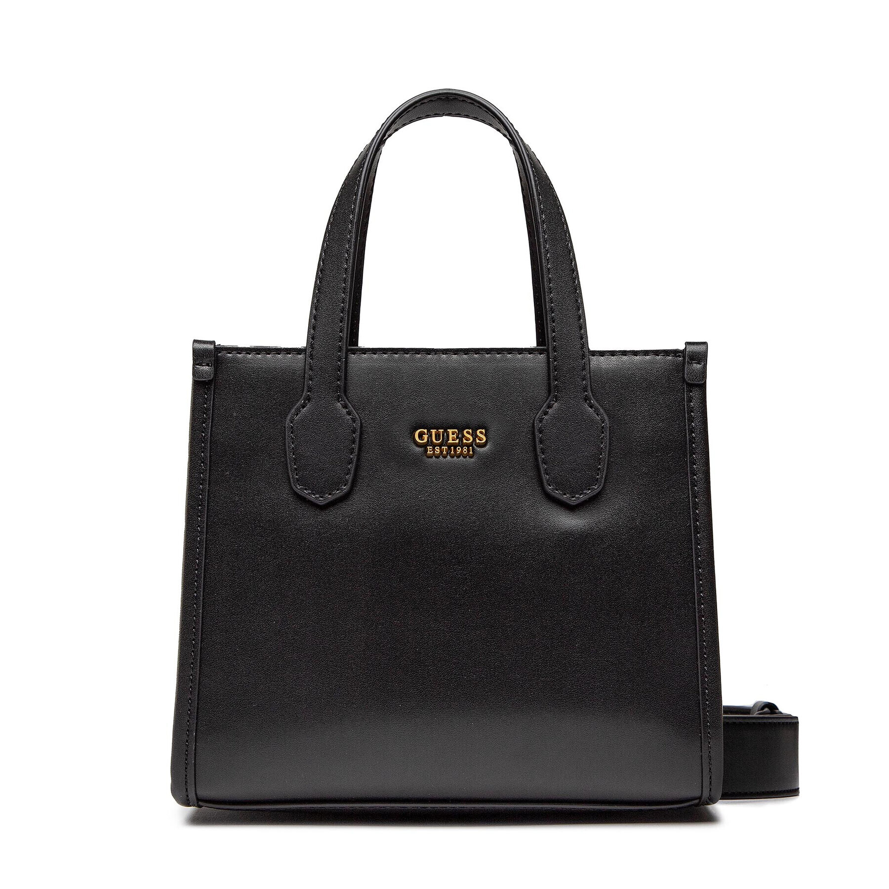 Guess Дамска чанта Silvana (VB) Mini Bags HWVB86 65760 Черен - Pepit.bg