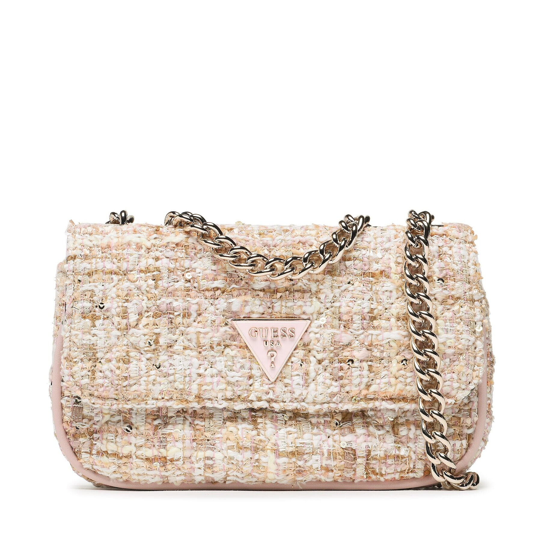 Guess Дамска чанта Spark (TG) Mini Bags HWTG87 00780 Бежов - Pepit.bg