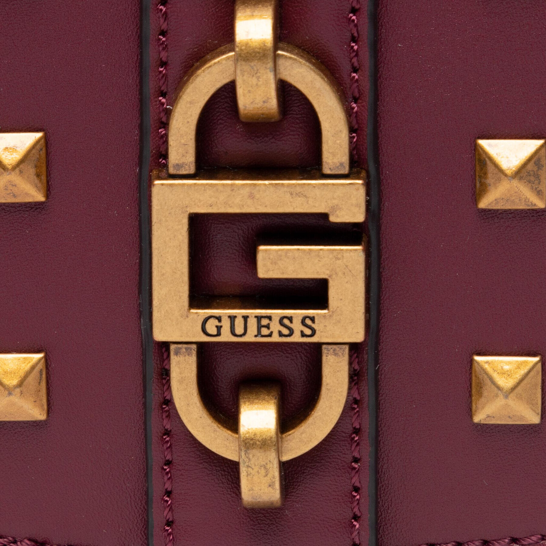 Guess Дамска чанта Square G Lux (VB) HWVB86 67210 Бордо - Pepit.bg