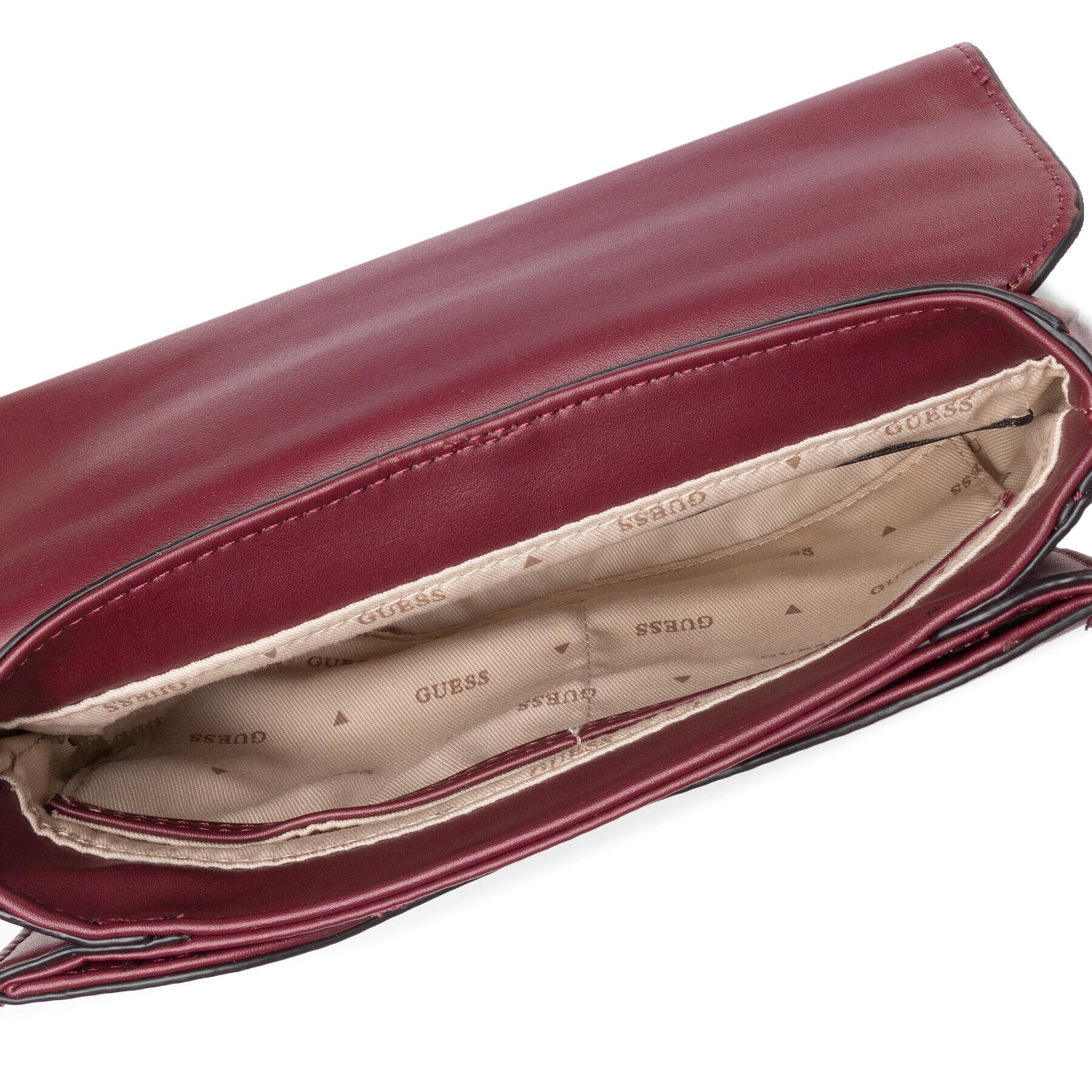 Guess Дамска чанта Square G Lux (VB) HWVB86 67210 Бордо - Pepit.bg