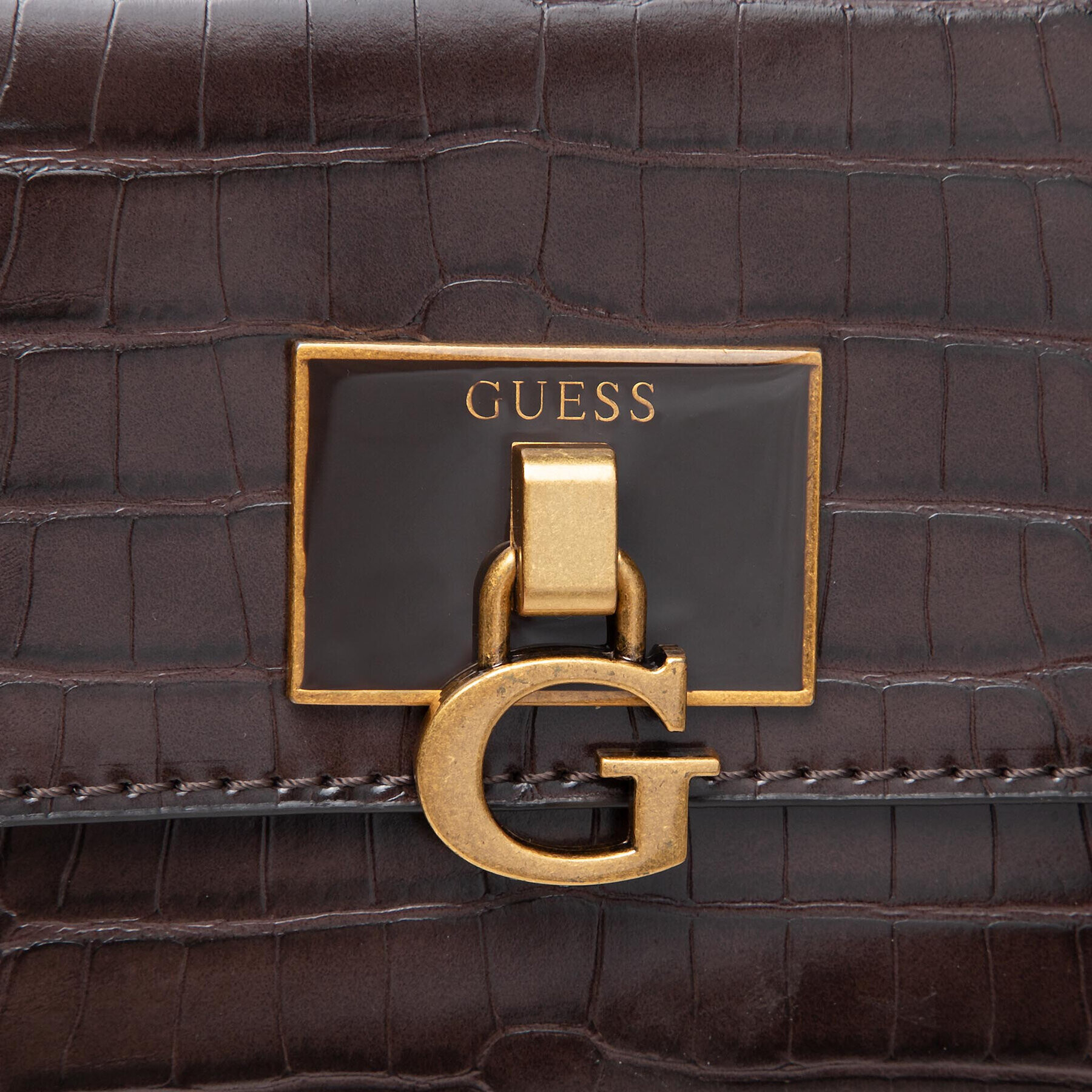 Guess Дамска чанта Stephi HWCB78 75200 Кафяв - Pepit.bg
