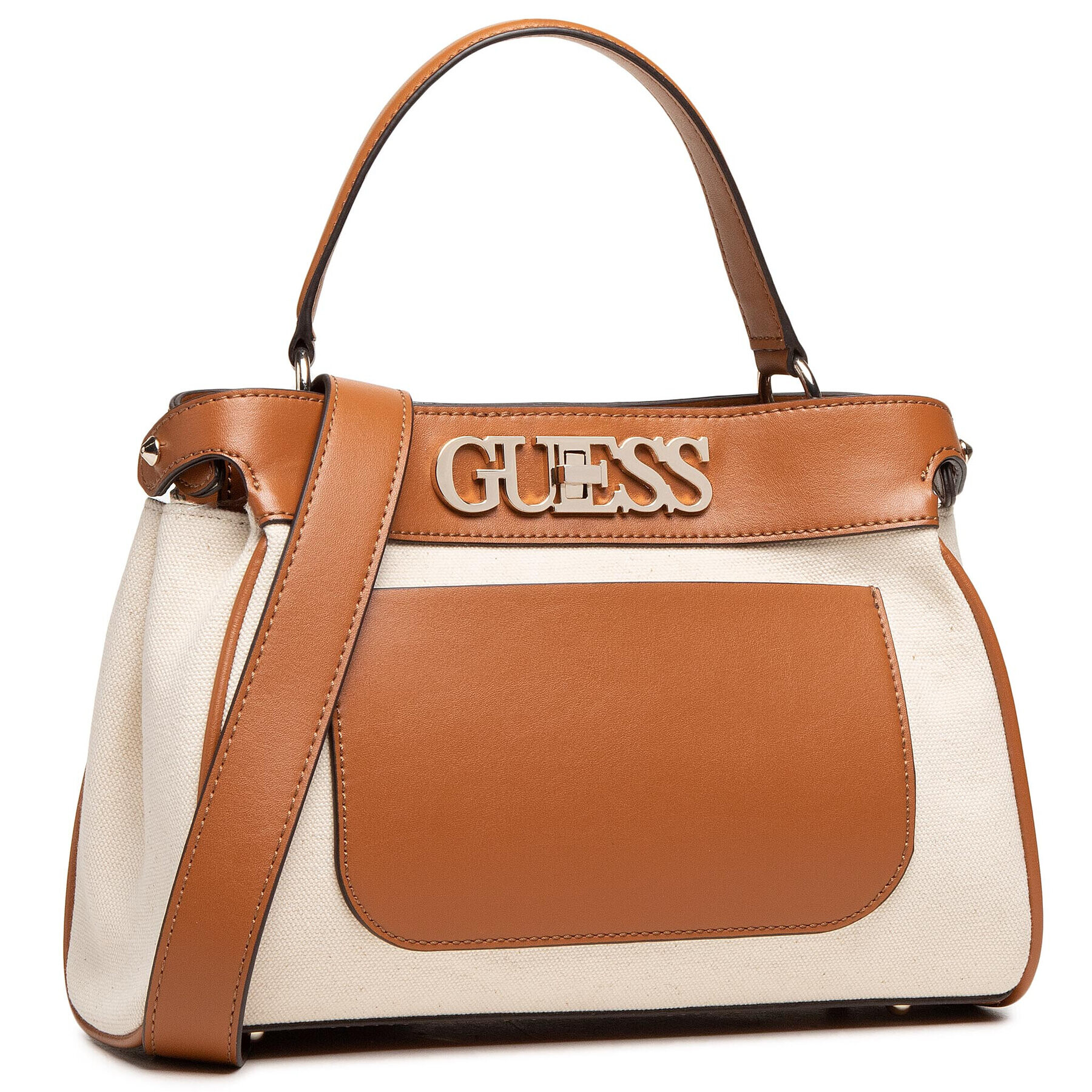 Guess Дамска чанта Uptown Chic (HG) Mini HWHG73 01050 Бежов - Pepit.bg