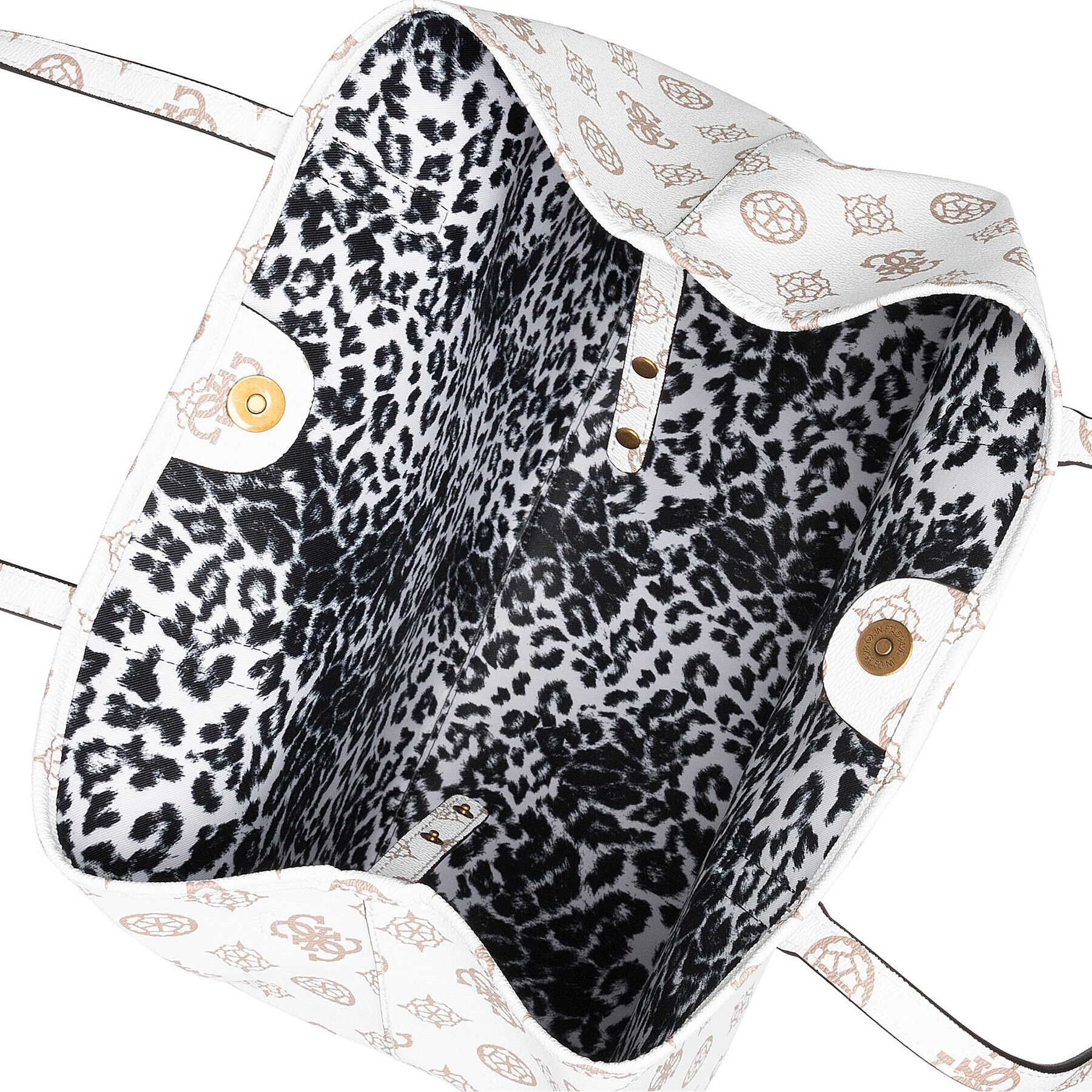 Guess Дамска чанта Vikky (Bp) HWBP69 95240 Бял - Pepit.bg