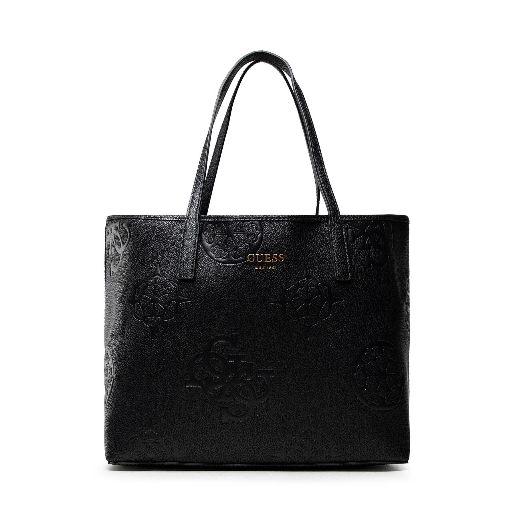 Guess Дамска чанта Vikky HWDB69 95230 Черен - Pepit.bg