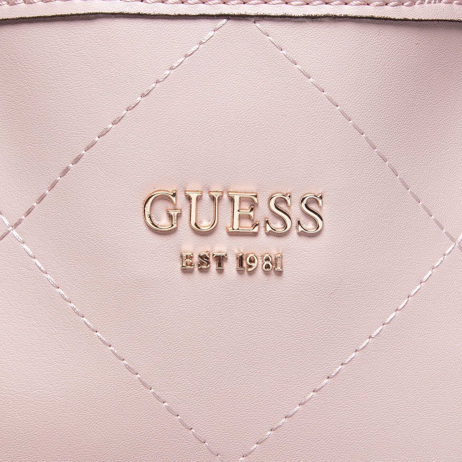 Guess Дамска чанта Vikky Large Tote HWQO69 95240 Розов - Pepit.bg