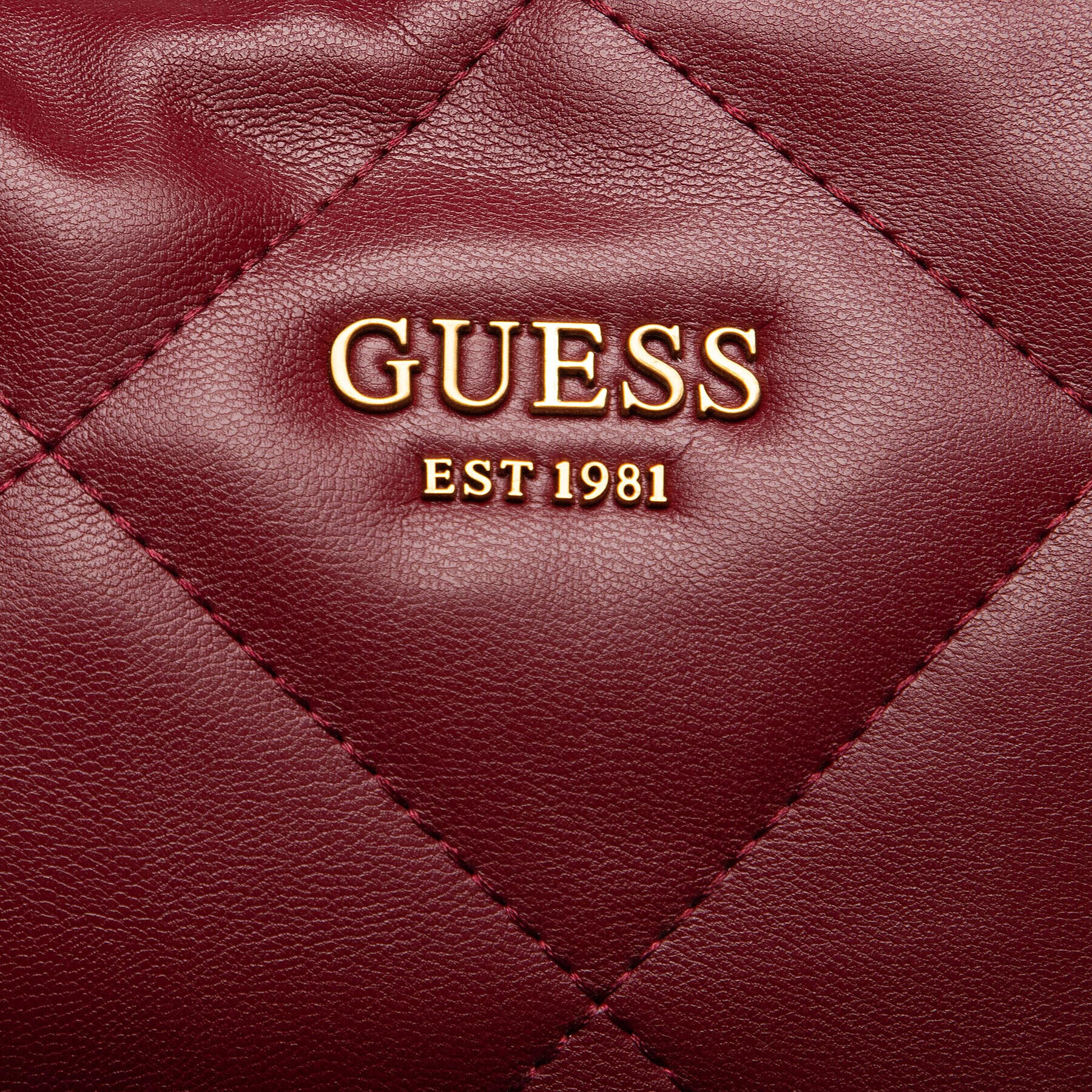 Guess Дамска чанта Vikky (QQ) HWQQ69 95240 Бордо - Pepit.bg