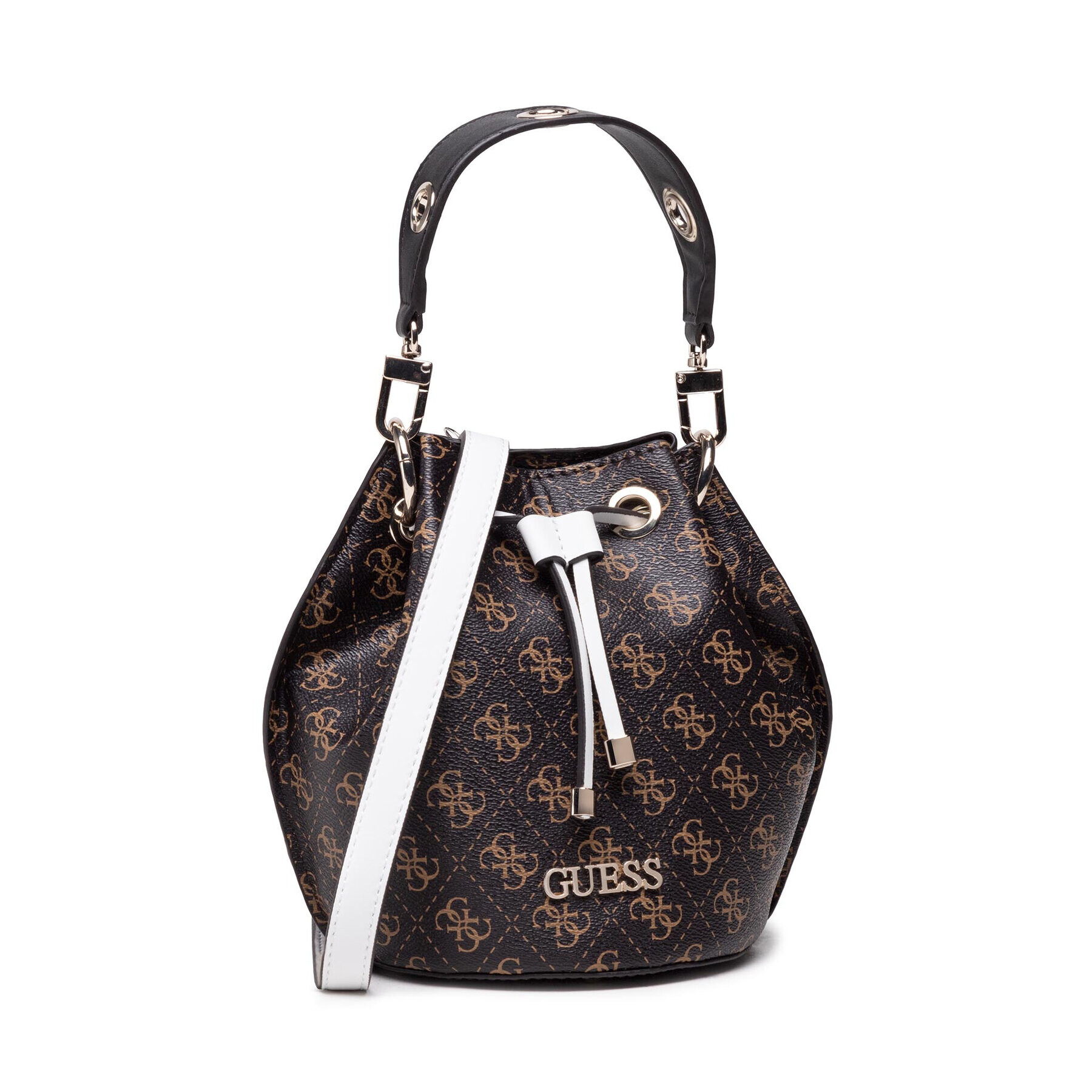 Guess Дамска чанта Washington Mini HWSG81 24770 Кафяв - Pepit.bg