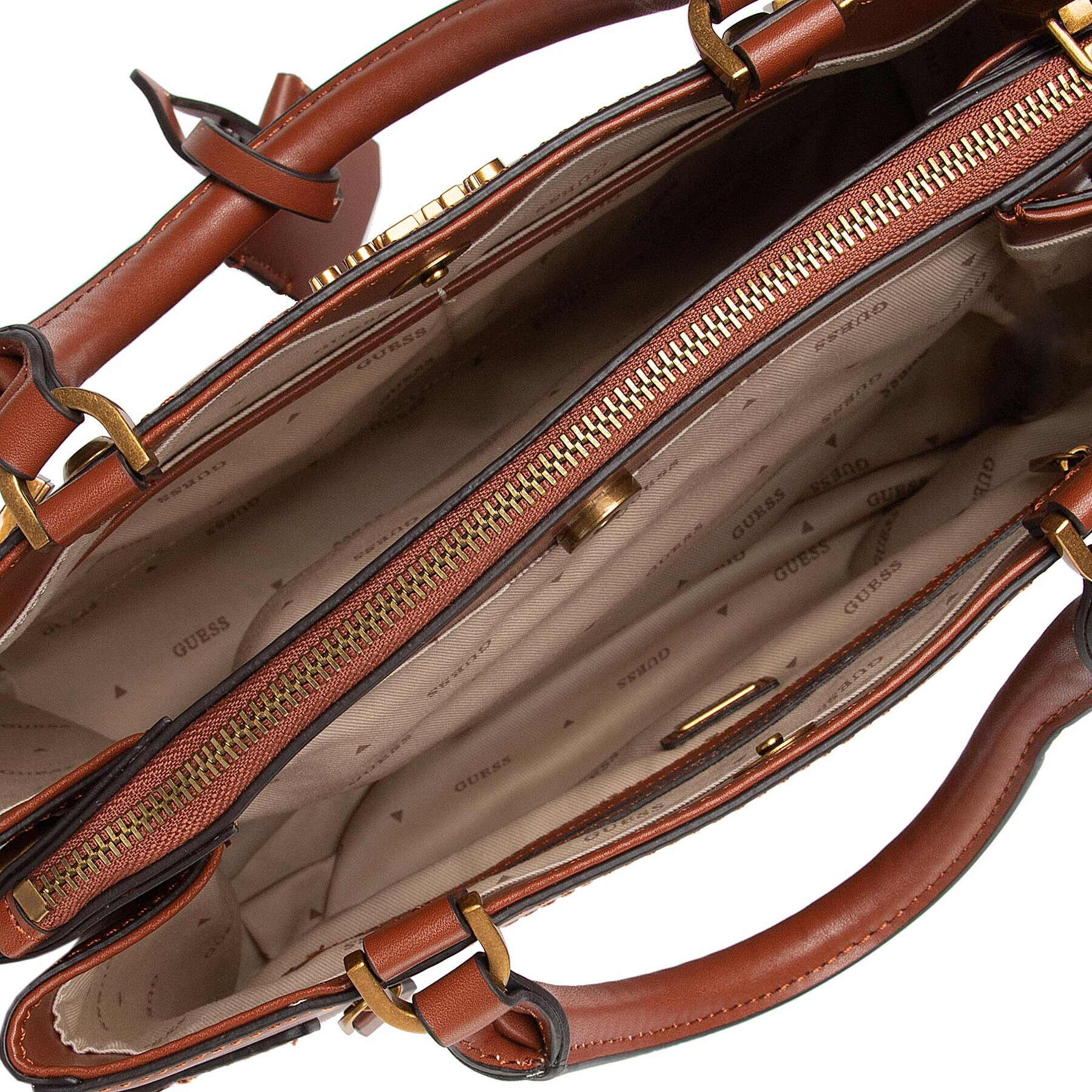 Guess Дамска чанта Zadie (VB) HWVB84 15060 Кафяв - Pepit.bg