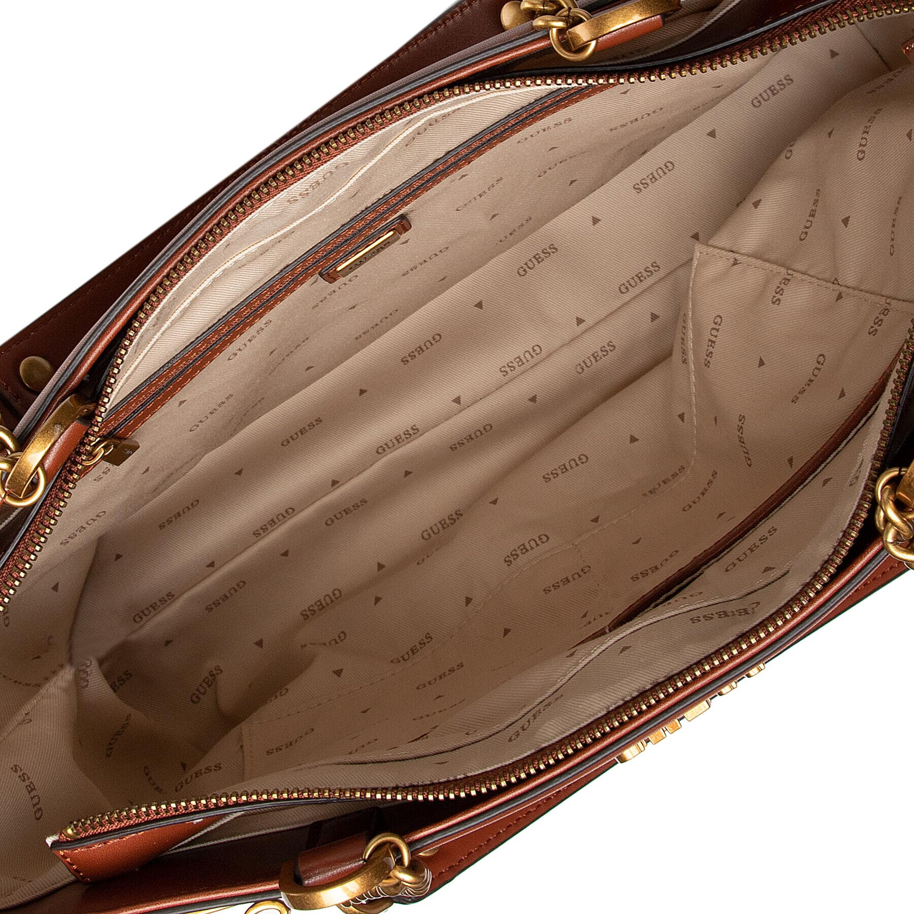 Guess Дамска чанта Zadie (VB) HWVB84 15230 Кафяв - Pepit.bg