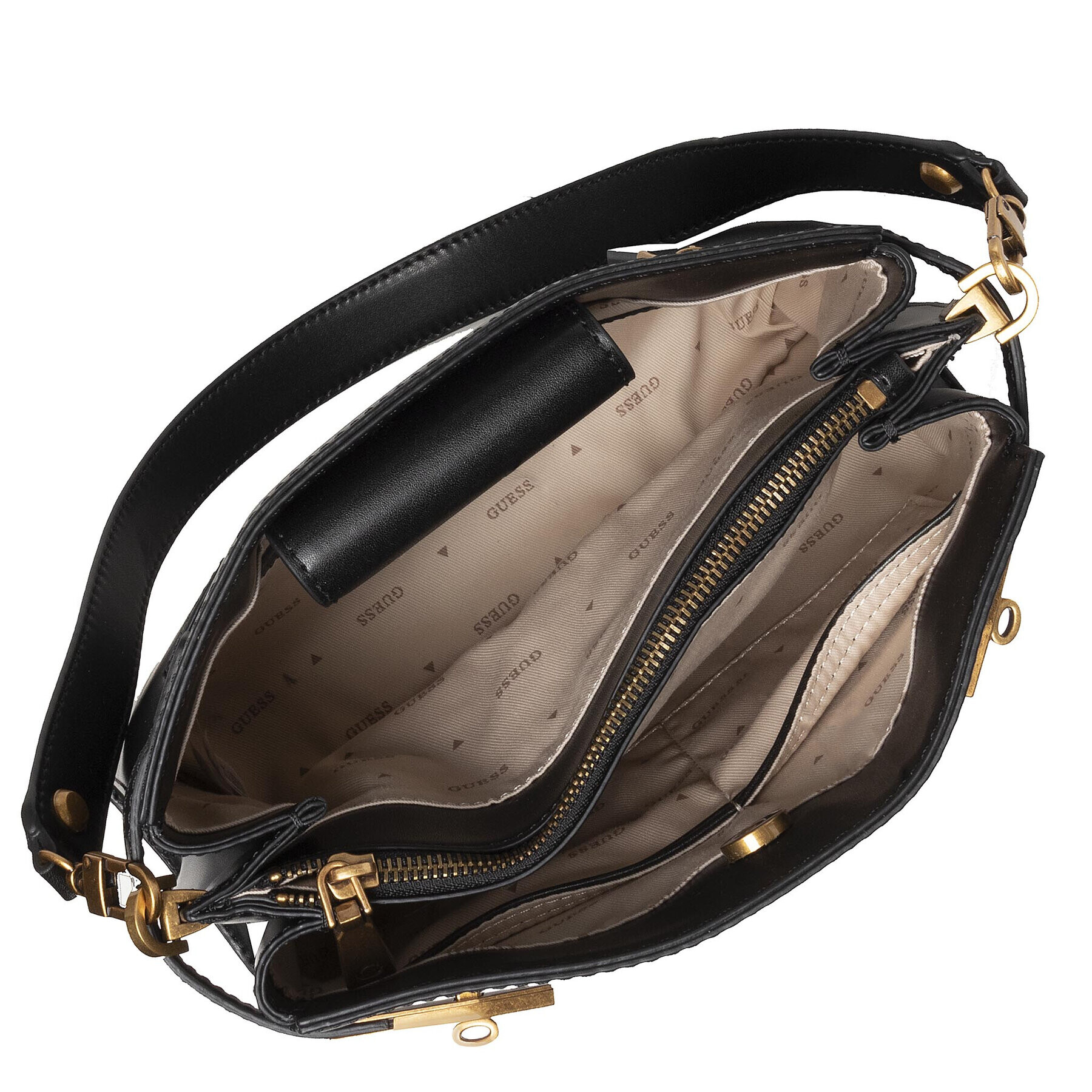 Guess Дамска чанта Zadie (VB) HWVB84 15290 Черен - Pepit.bg