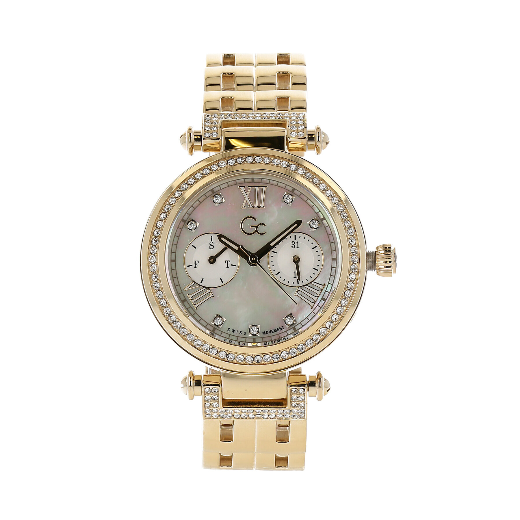 Guess Дамски часовник GC Primechic Y78002L1MF Черен - Pepit.bg