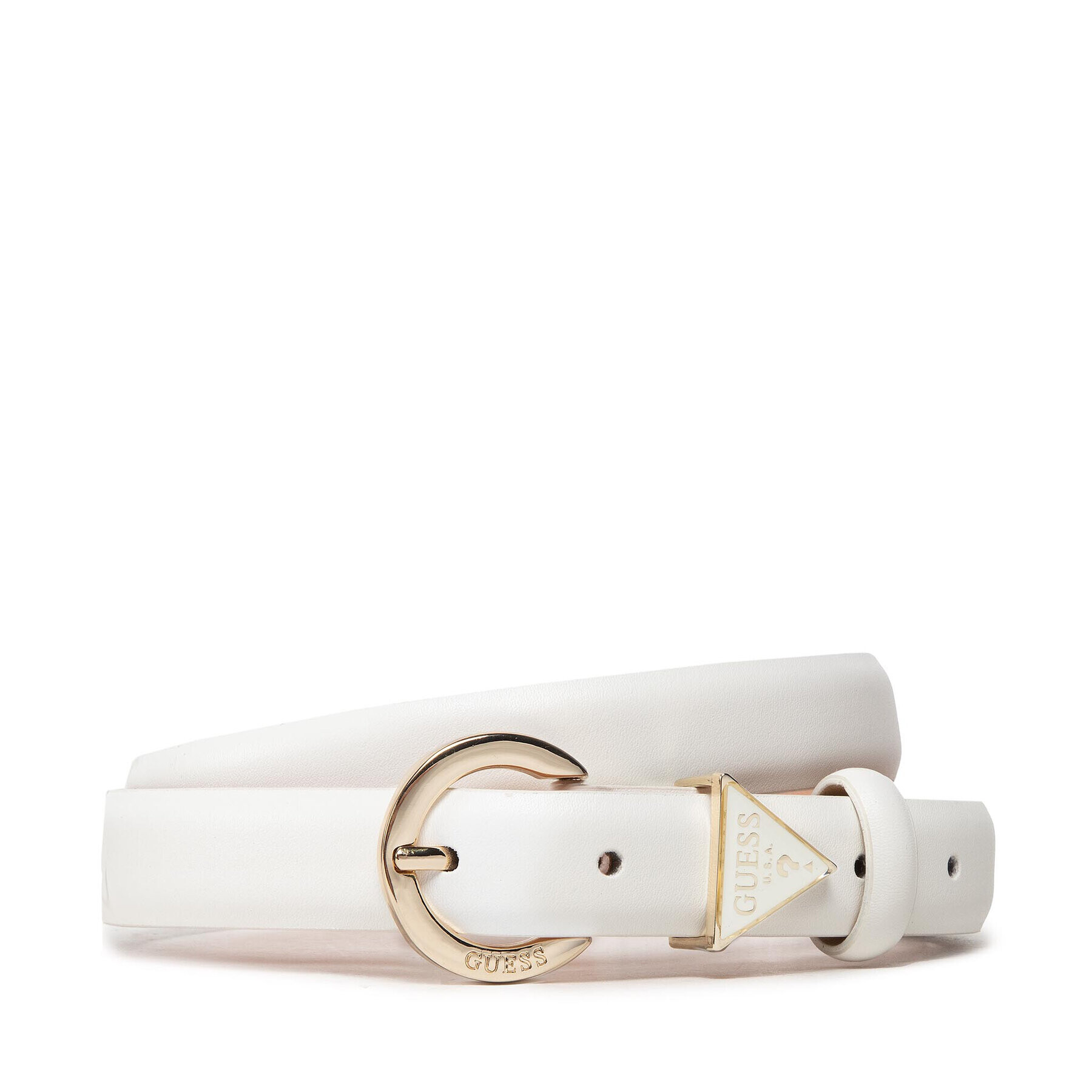Guess Дамски колан Adjustable Pant Belt BW7632 P2225 Бял - Pepit.bg