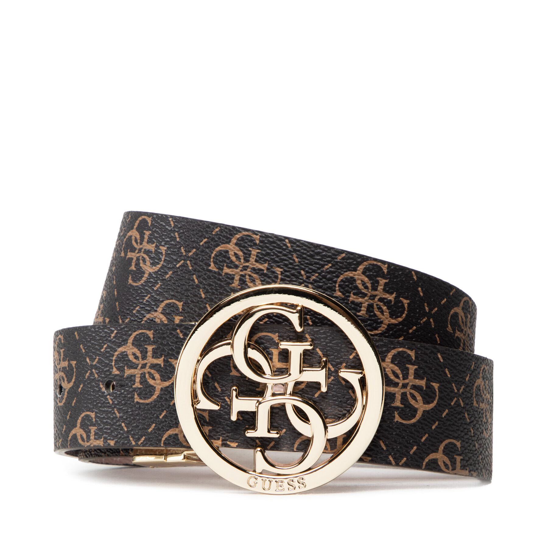 Guess Дамски колан Alexie Belts BW7720 VIN35 Кафяв - Pepit.bg