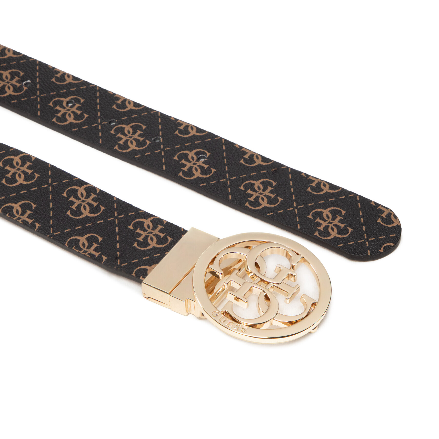 Guess Дамски колан Alexie Belts BW7720 VIN35 Кафяв - Pepit.bg