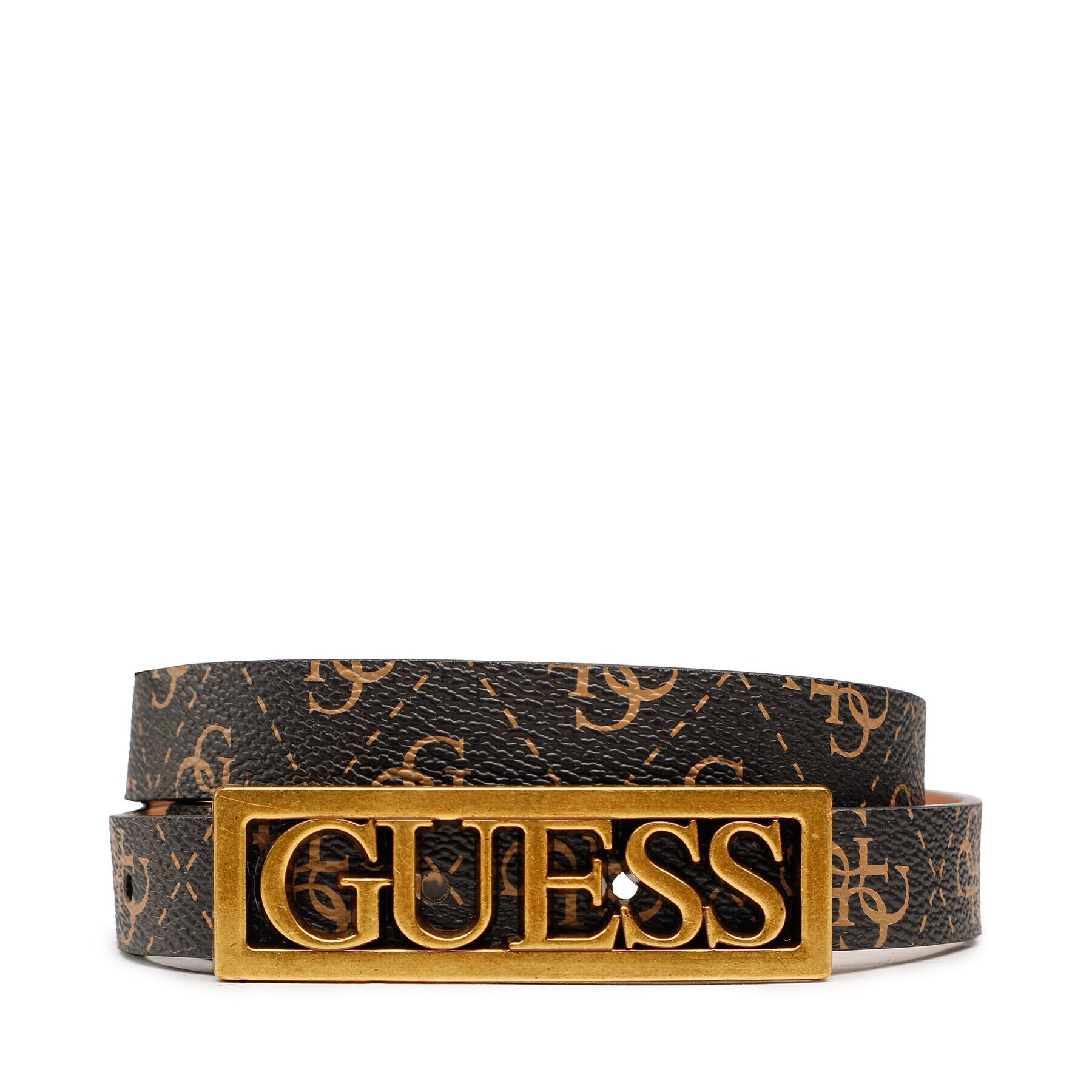 Guess Дамски колан Alexie Blets BW7757 VIN20 Кафяв - Pepit.bg