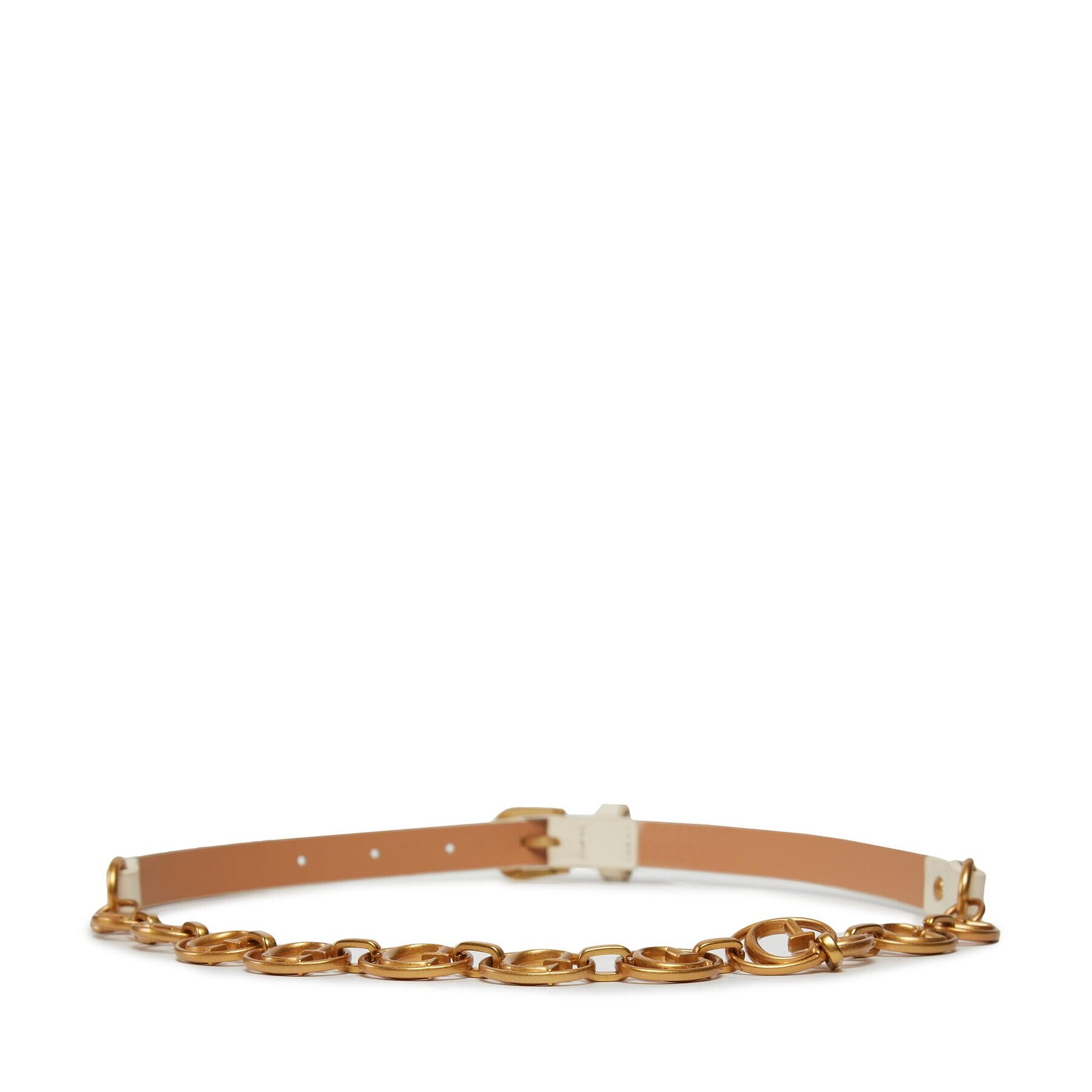 Guess Дамски колан BW7847 P3420 Екрю - Pepit.bg