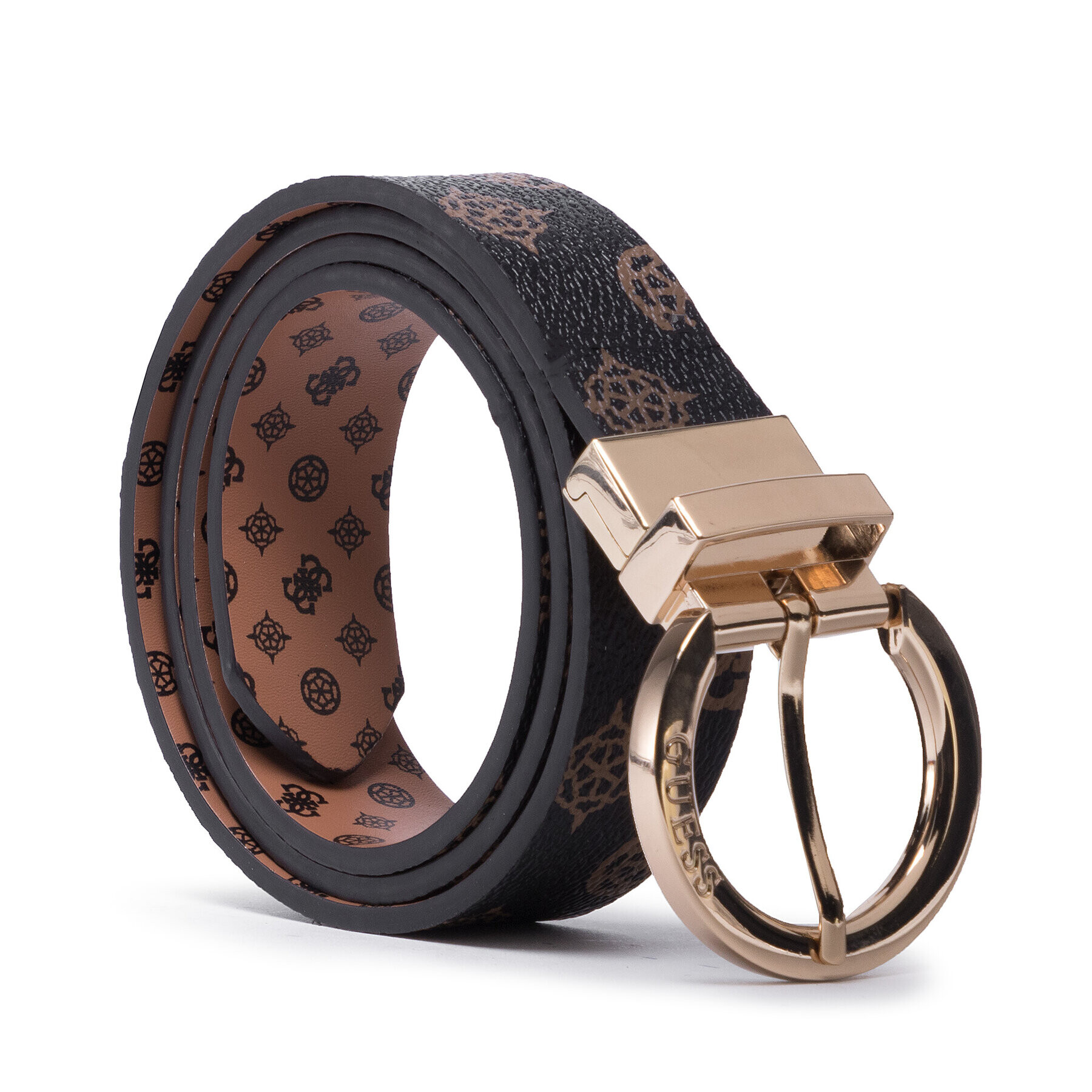 Guess Дамски колан Cessily Belts BW7500 VIN30 Кафяв - Pepit.bg