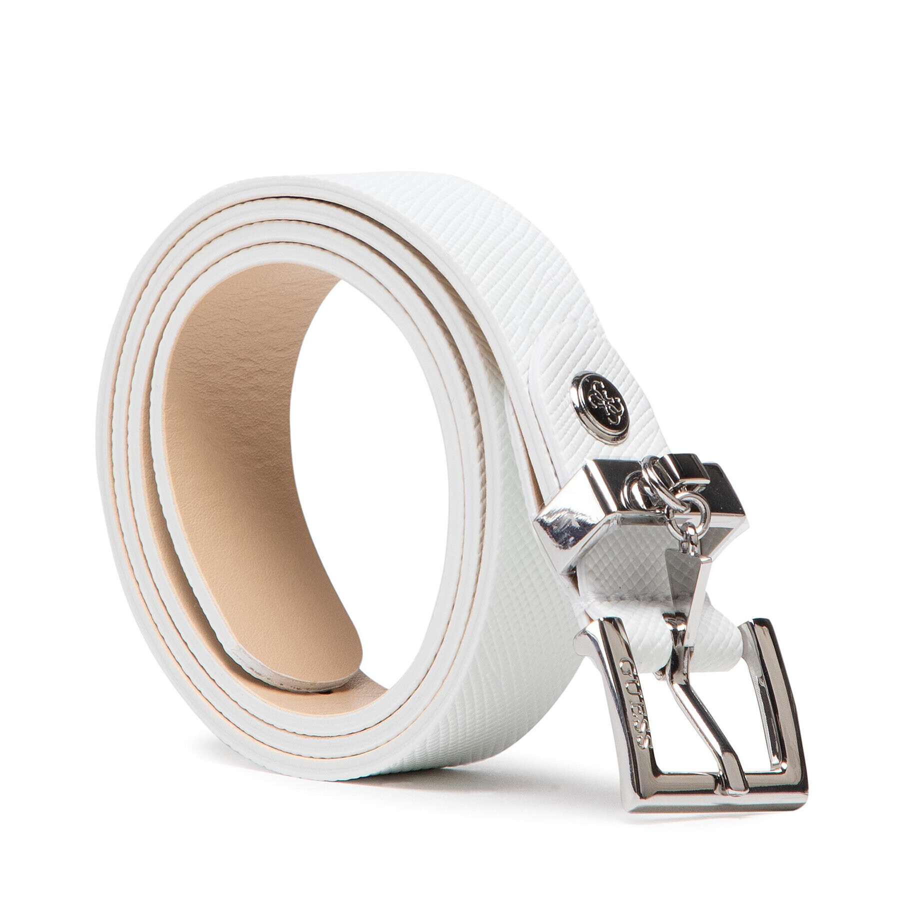 Guess Дамски колан Cordelia Belts BW7493 VIN25 Бял - Pepit.bg