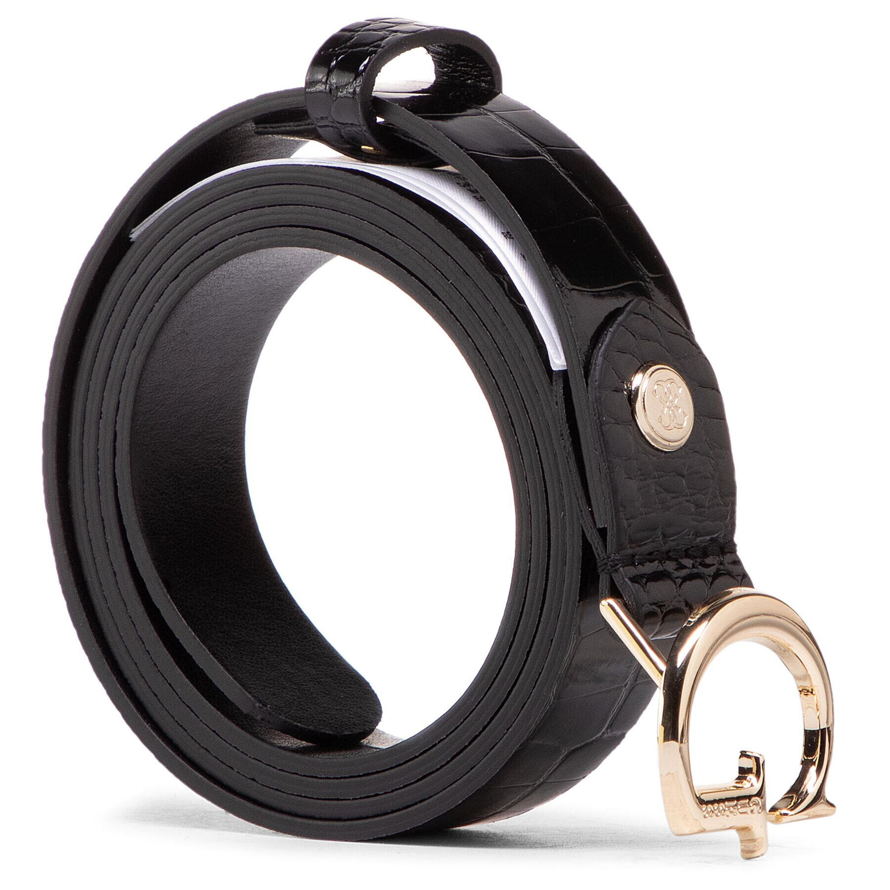 Guess Дамски колан Corily Belts BW7450 VIN25 Черен - Pepit.bg