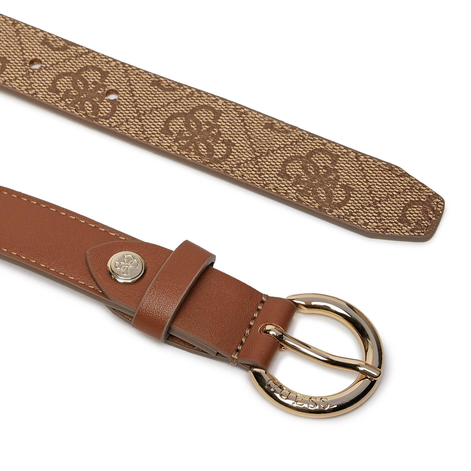 Guess Дамски колан Dagan (PB) Belts BW9077 P4125 Бежов - Pepit.bg