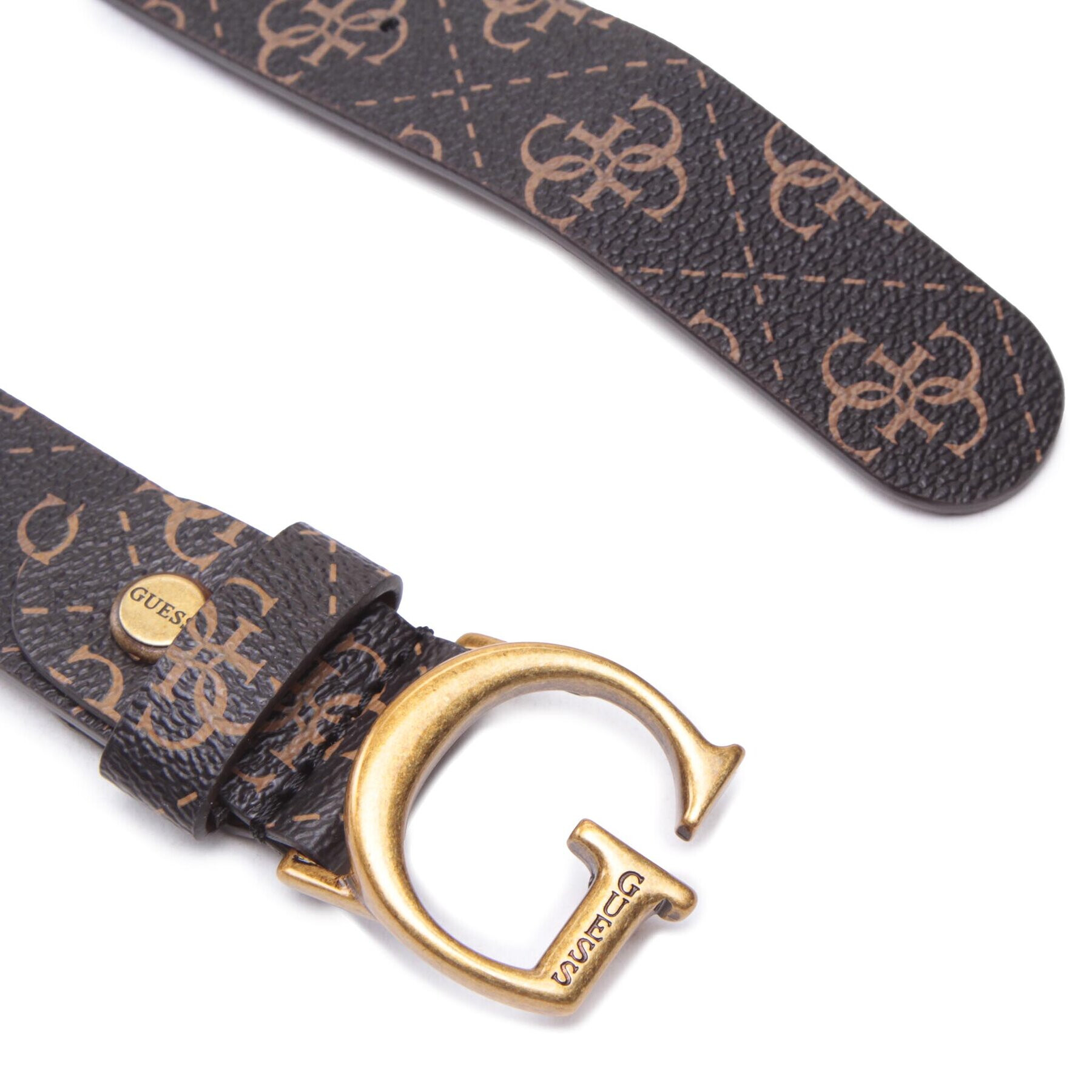 Guess Дамски колан Didi Belts BW7782 VIN30 Кафяв - Pepit.bg