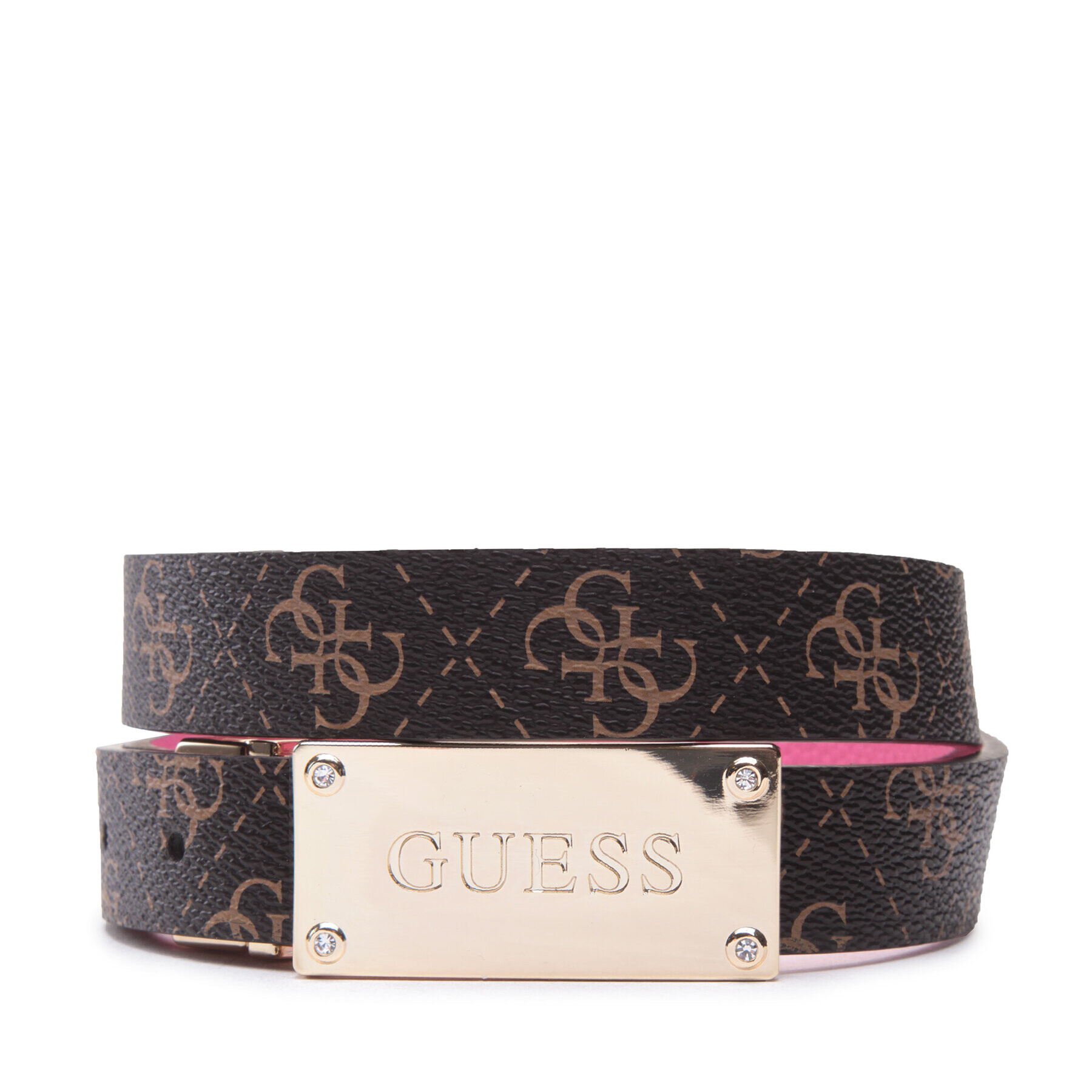 Guess Дамски колан Didi Belts BW7796 VIN25 Кафяв - Pepit.bg