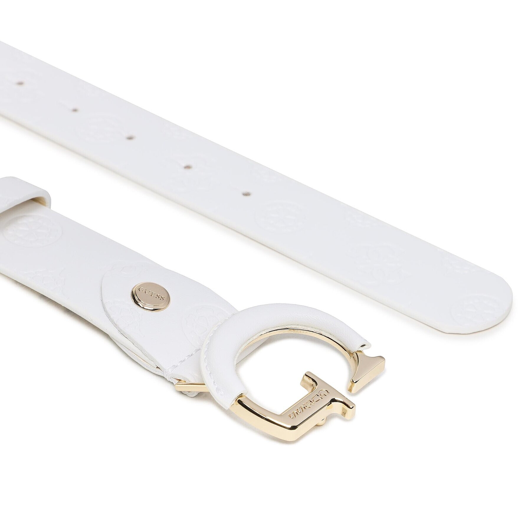 Guess Дамски колан Geva (PD) Belts BW7817 VIN35 Бял - Pepit.bg