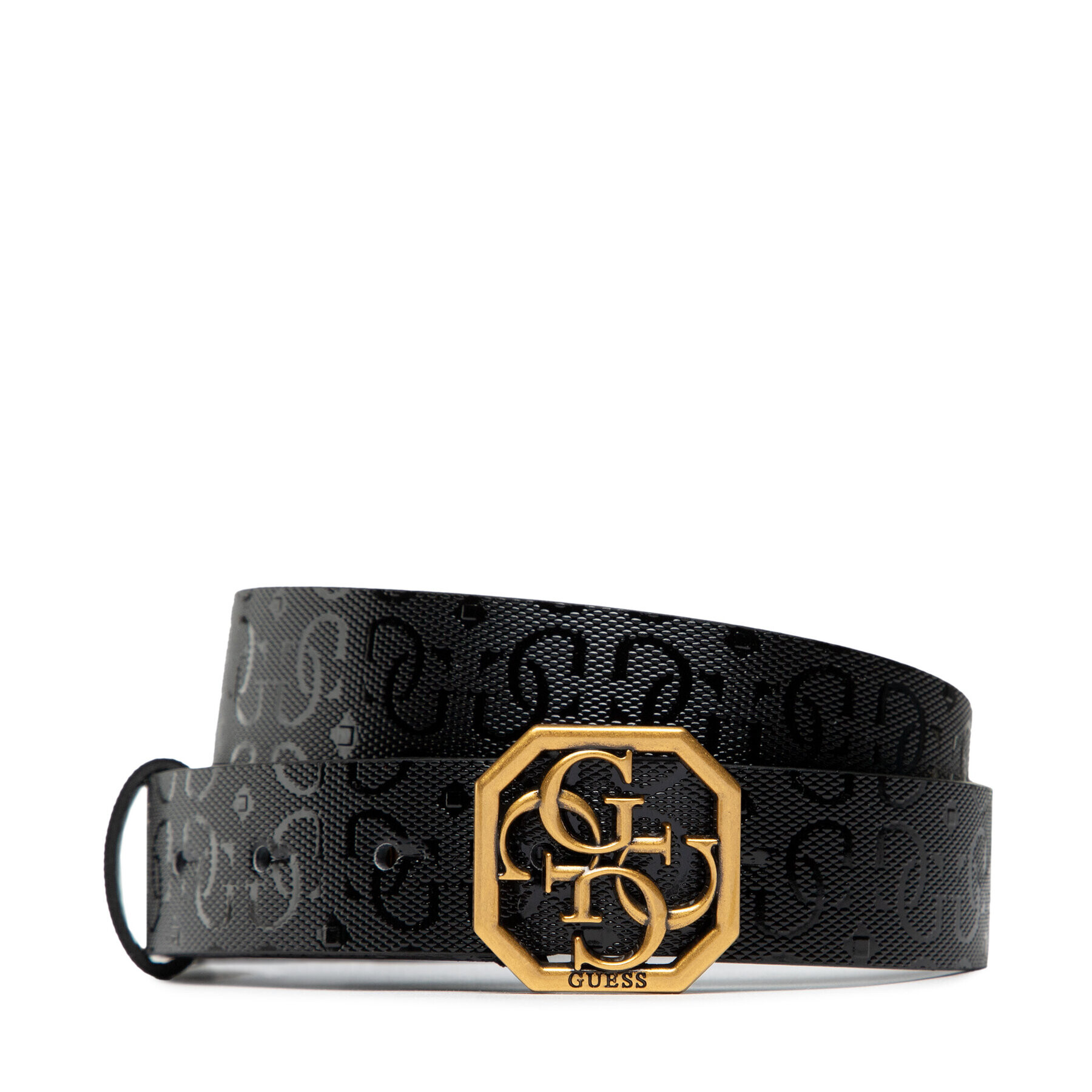 Guess Дамски колан Isidora Belts BW7677 VIN30 Черен - Pepit.bg