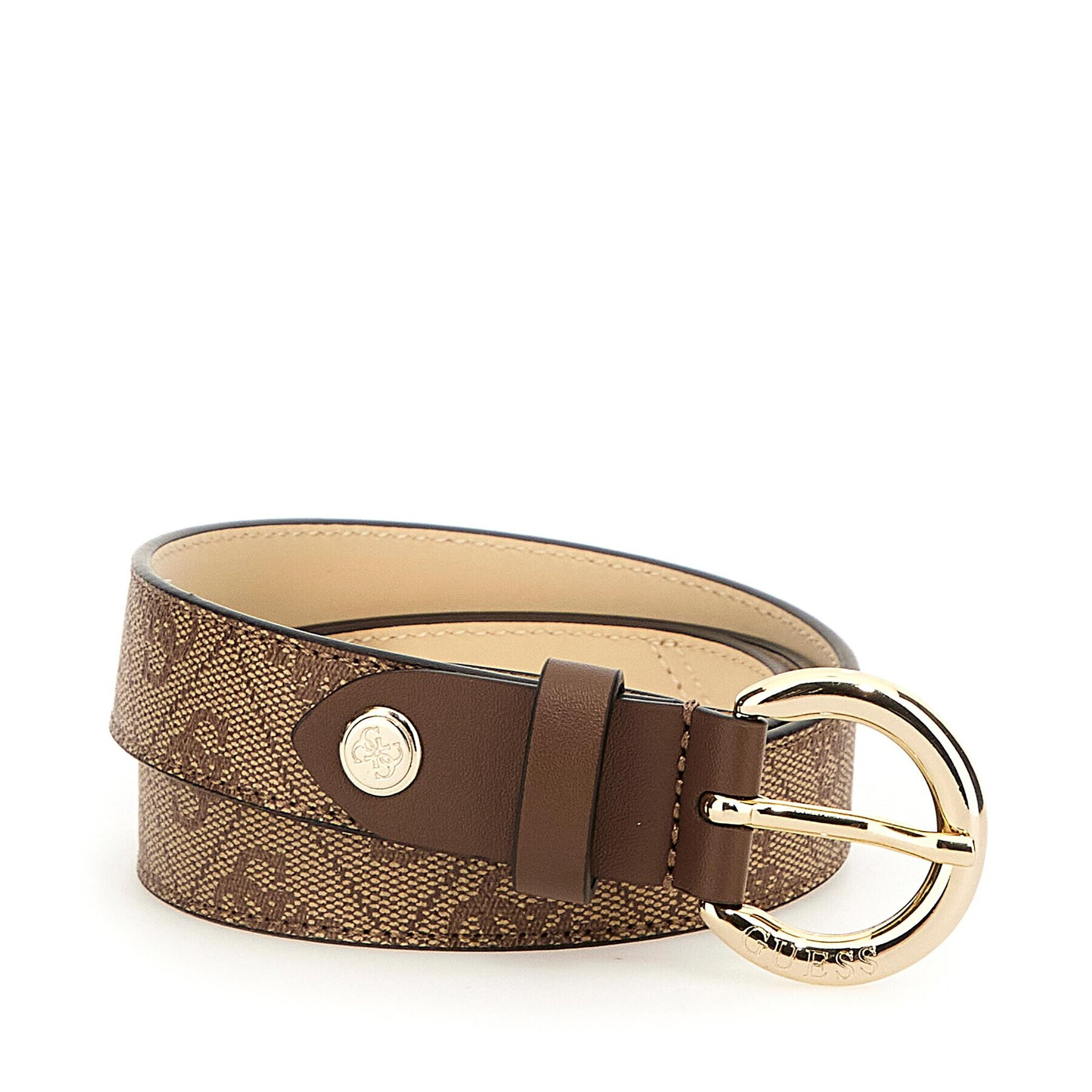 Guess Дамски колан Izzy Belts BW7788 VIN25 Кафяв - Pepit.bg