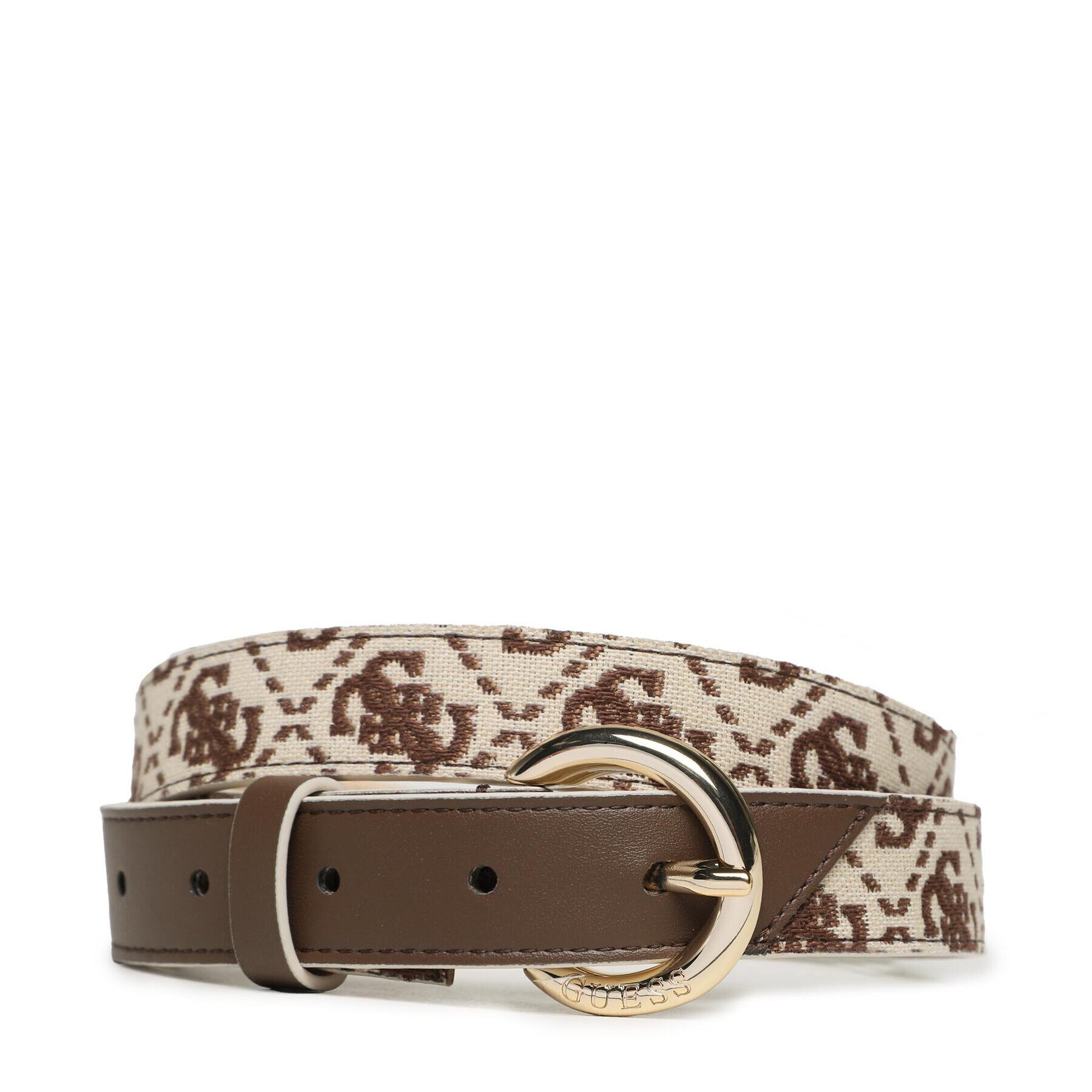 Guess Дамски колан Izzy (JB) Belts BW7827 VIN25 Кафяв - Pepit.bg