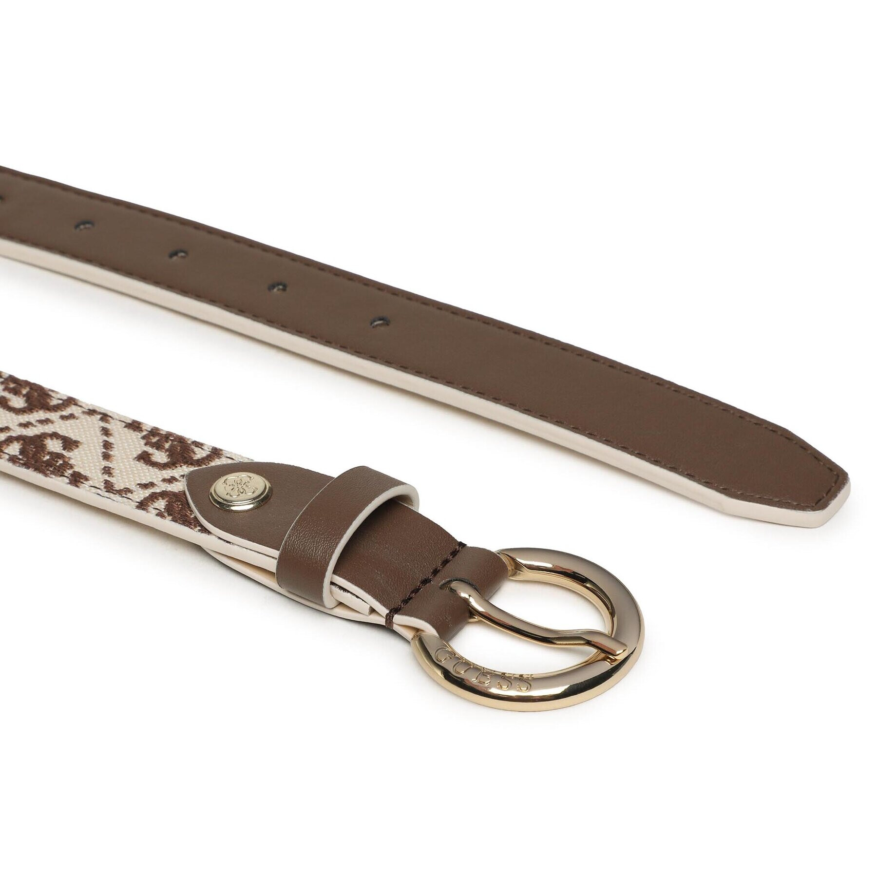 Guess Дамски колан Izzy (JB) Belts BW7827 VIN25 Кафяв - Pepit.bg