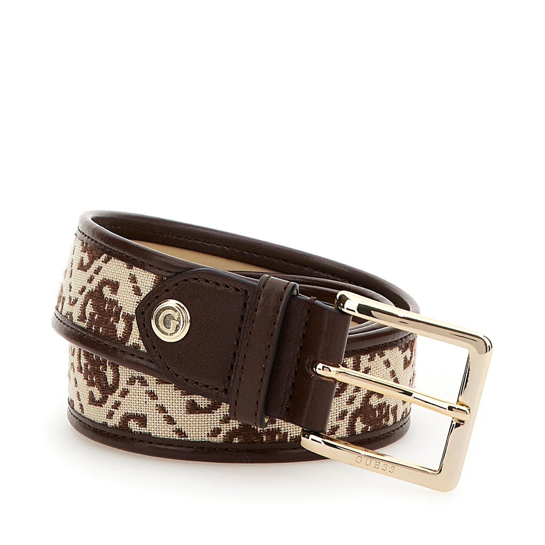 Guess Дамски колан Katey Belts BW7787 VIN35 Кафяв - Pepit.bg