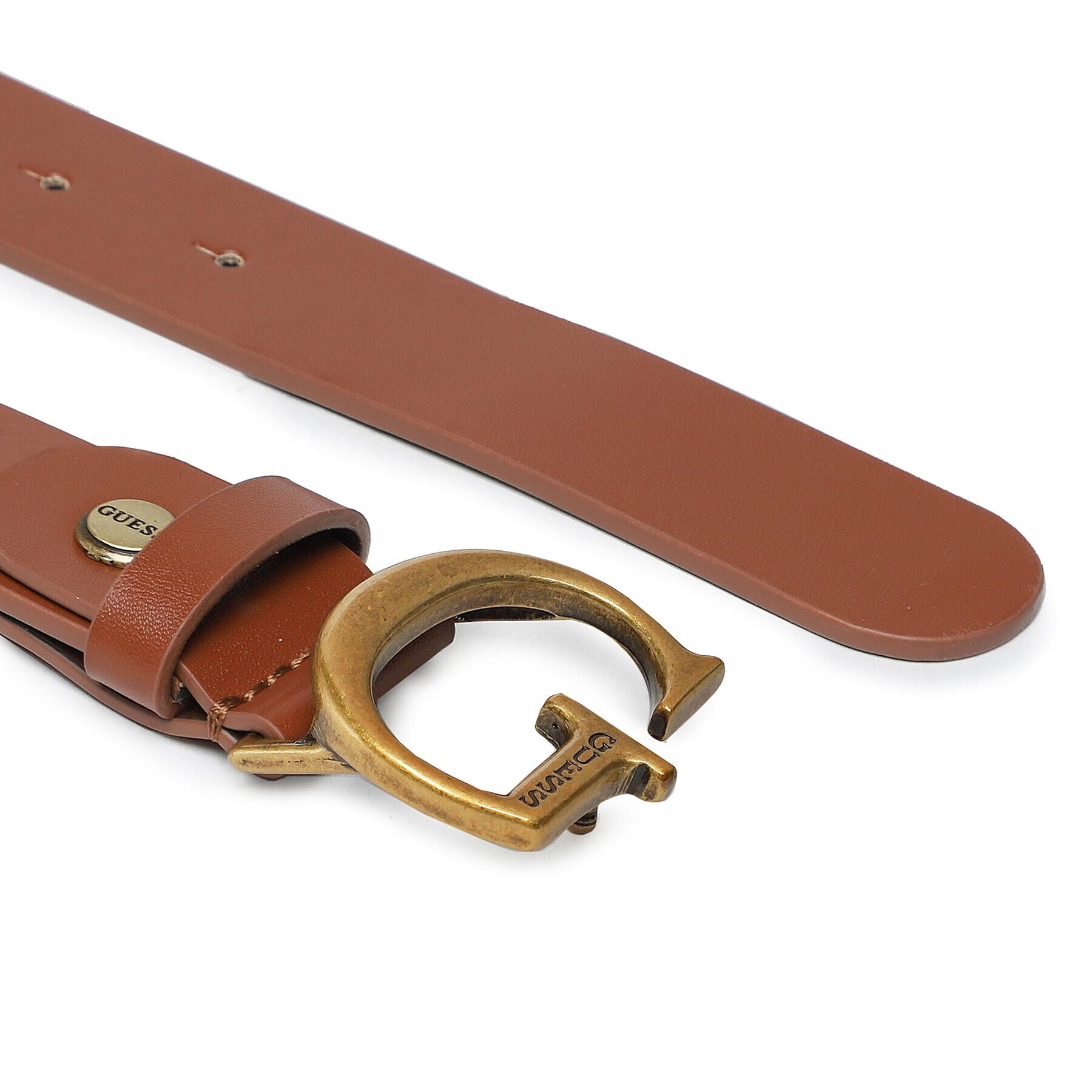 Guess Дамски колан Leie Belts BW7809 VIN30 Кафяв - Pepit.bg