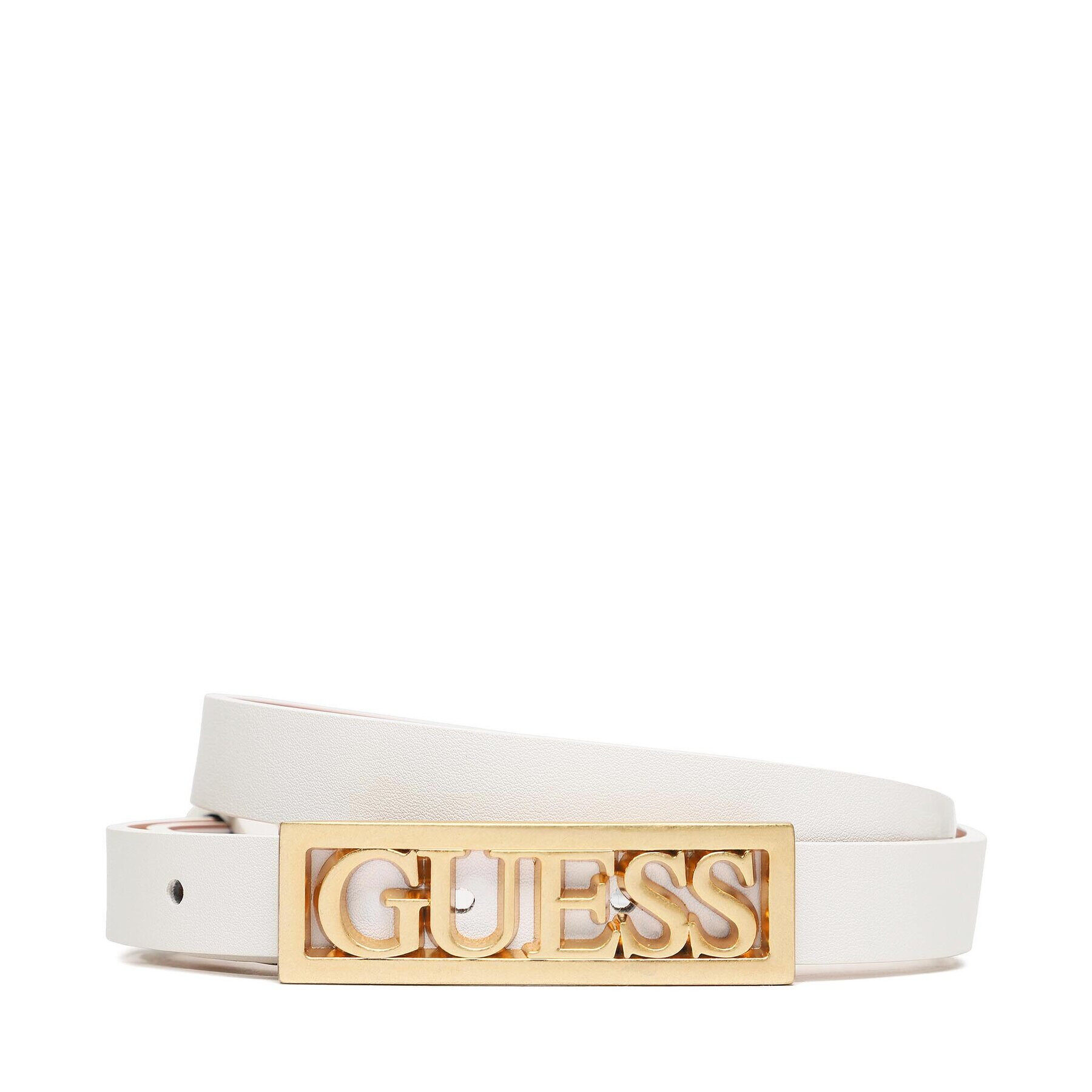 Guess Дамски колан Mildred (VS) Belts BW7835 VIN20 Бял - Pepit.bg