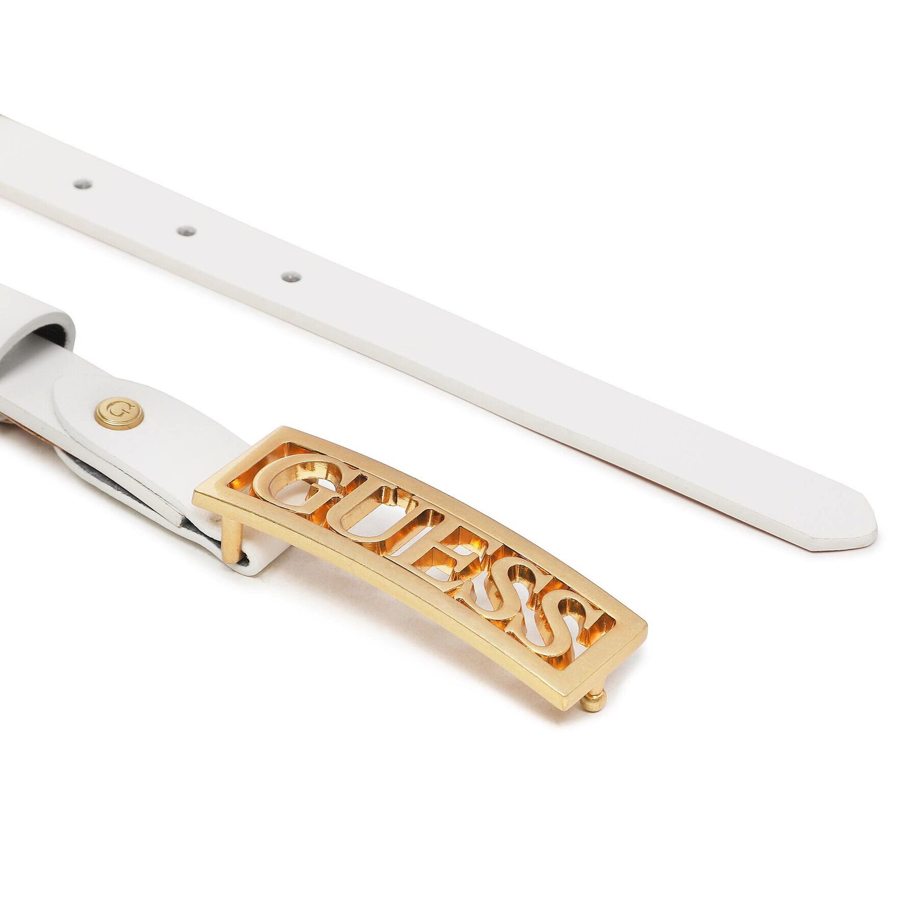 Guess Дамски колан Mildred (VS) Belts BW7835 VIN20 Бял - Pepit.bg
