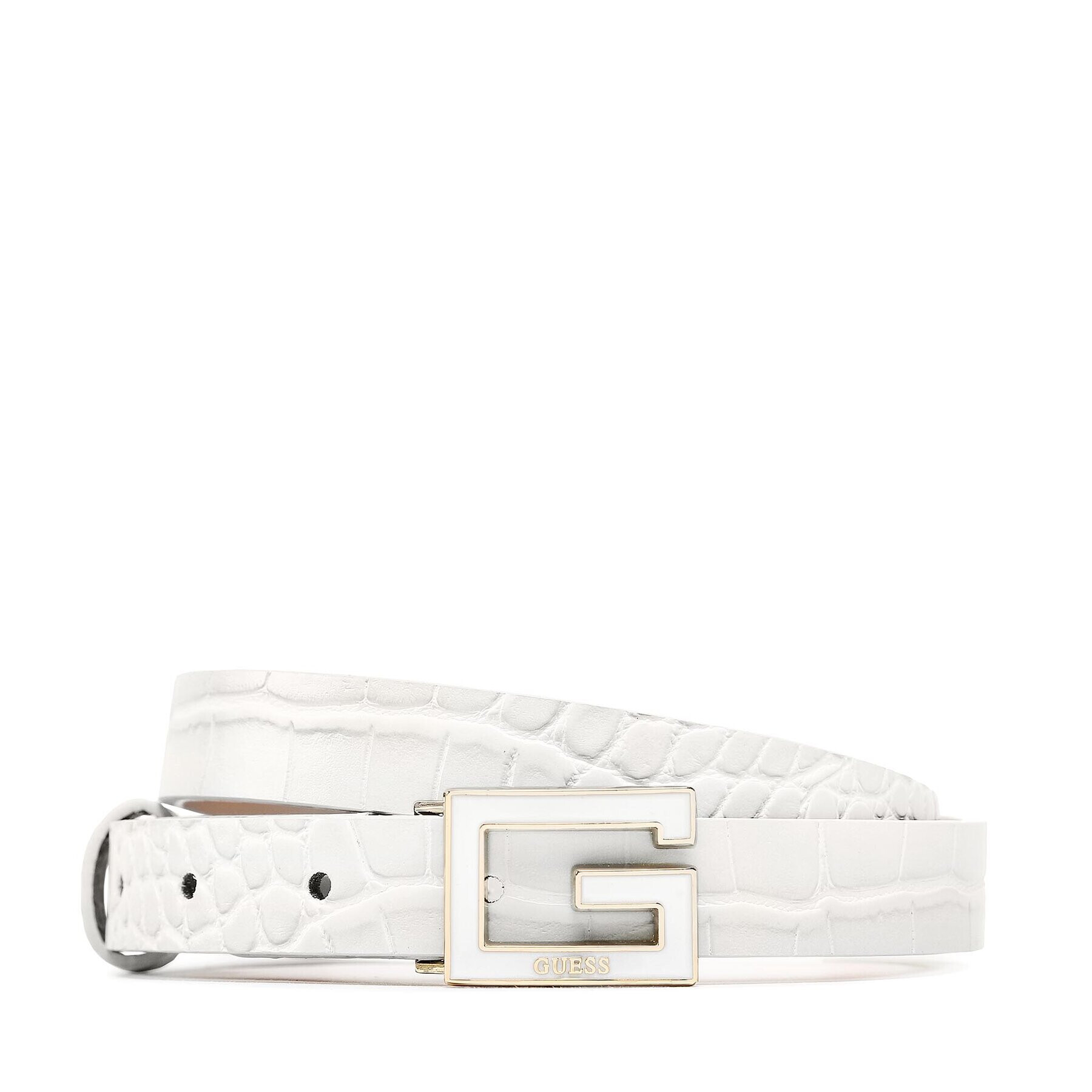 Guess Дамски колан Montreal Belts BW7794 VIN20 Бял - Pepit.bg