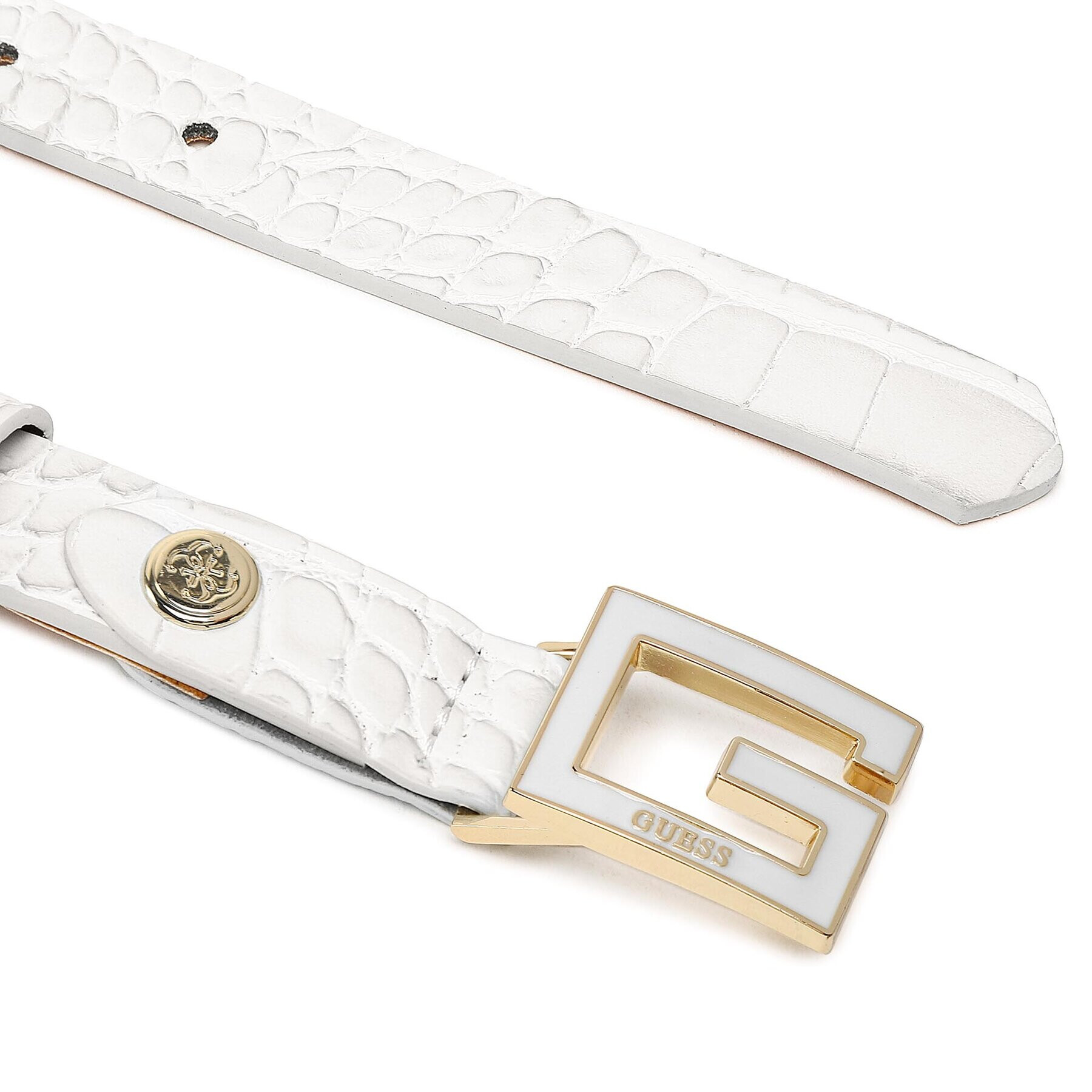 Guess Дамски колан Montreal Belts BW7794 VIN20 Бял - Pepit.bg