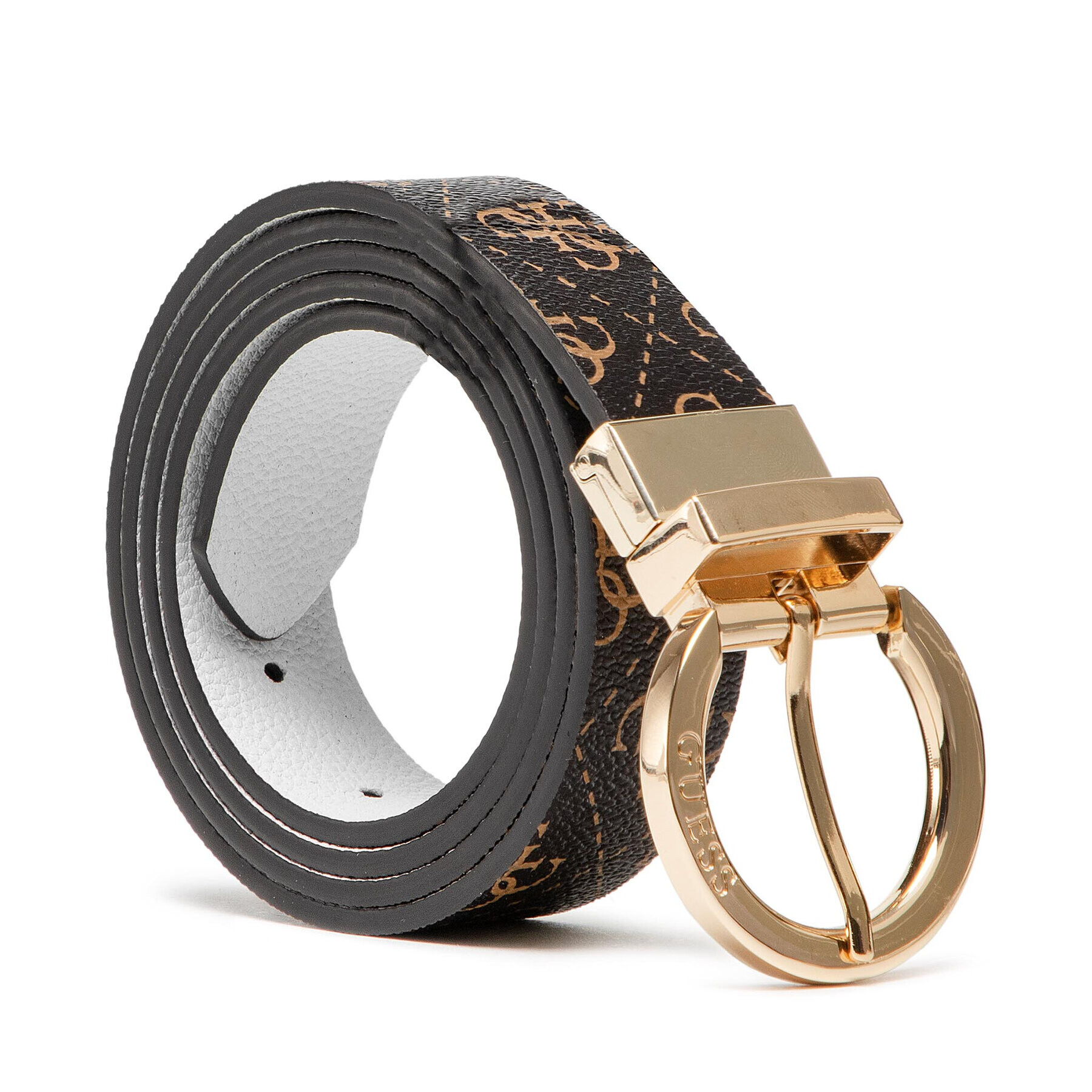 Guess Дамски колан Naya Belts BW7501 VIN30 Черен - Pepit.bg