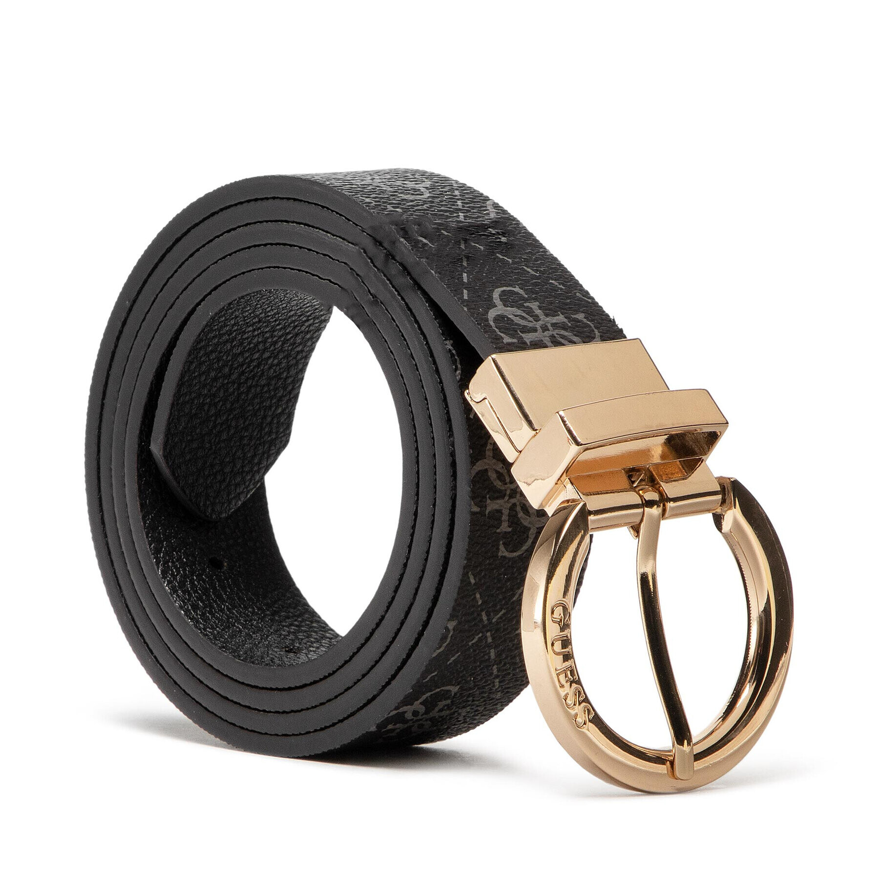 Guess Дамски колан Naya Belts BW7501 VIN30 Черен - Pepit.bg