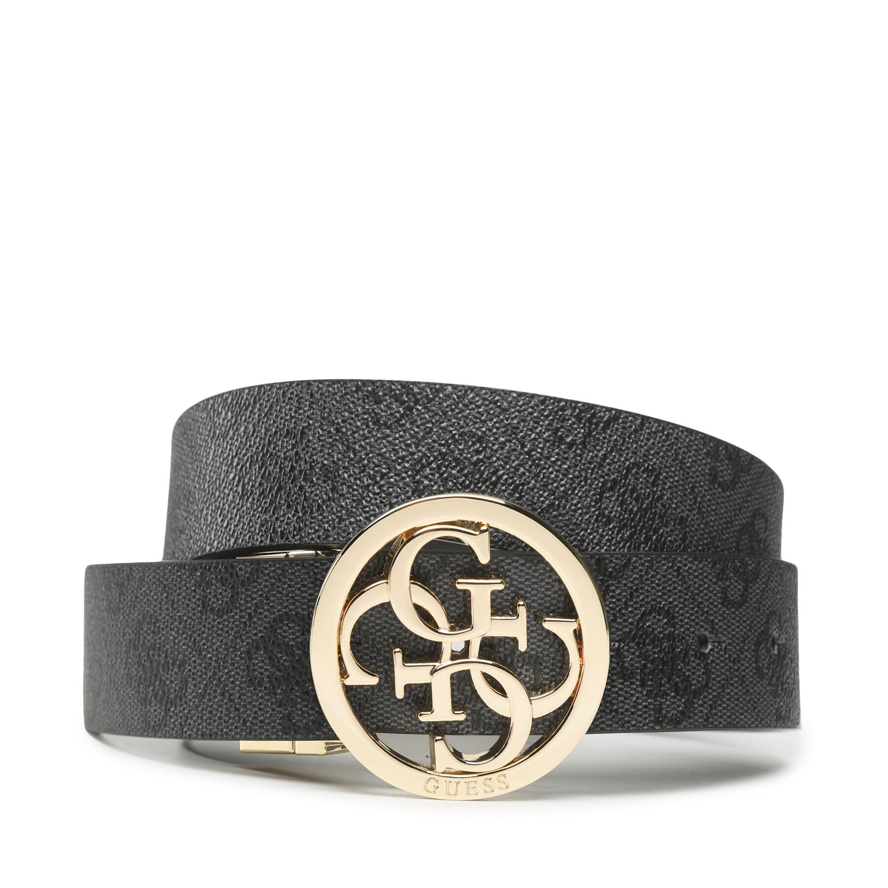 Guess Дамски колан Nell Logo Belts BW7740 VIN35 Сив - Pepit.bg