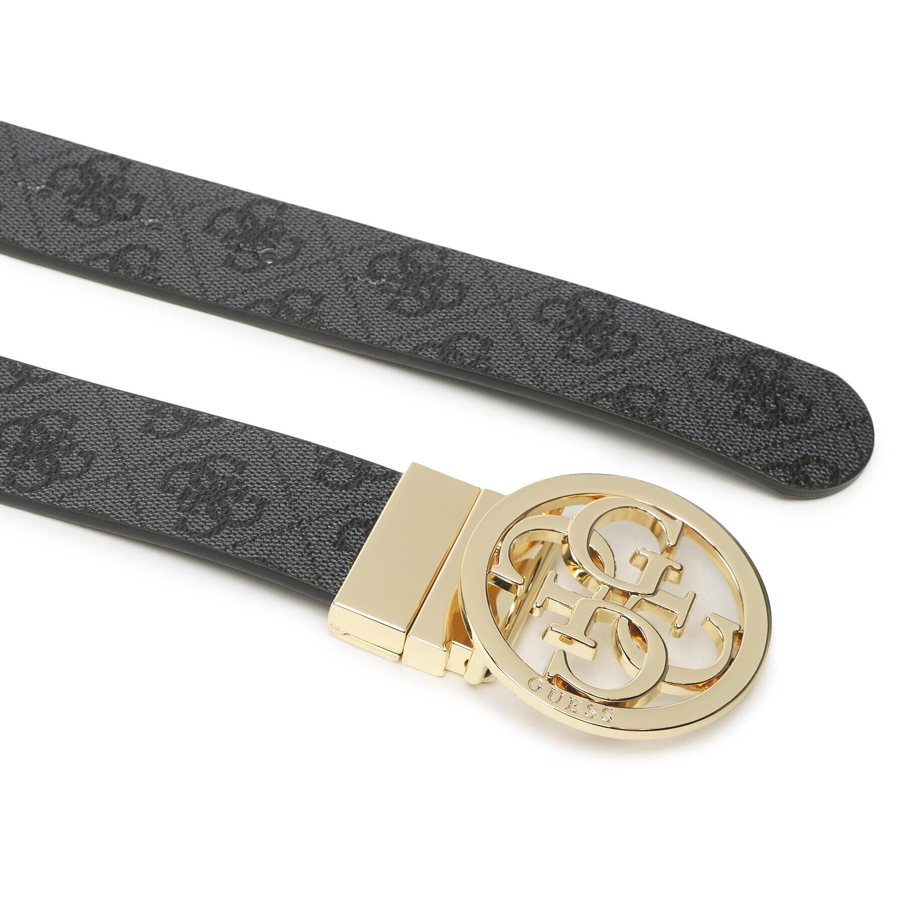Guess Дамски колан Nell Logo Belts BW7740 VIN35 Сив - Pepit.bg