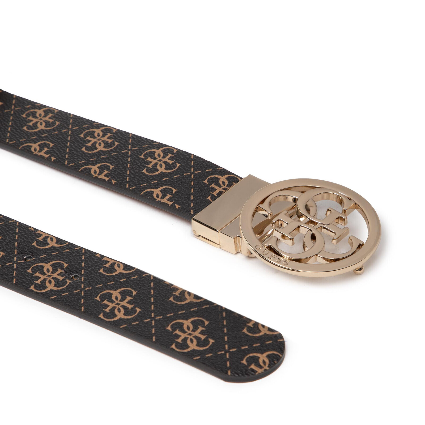 Guess Дамски колан Noelle Belts BW7678 VIN35 Кафяв - Pepit.bg