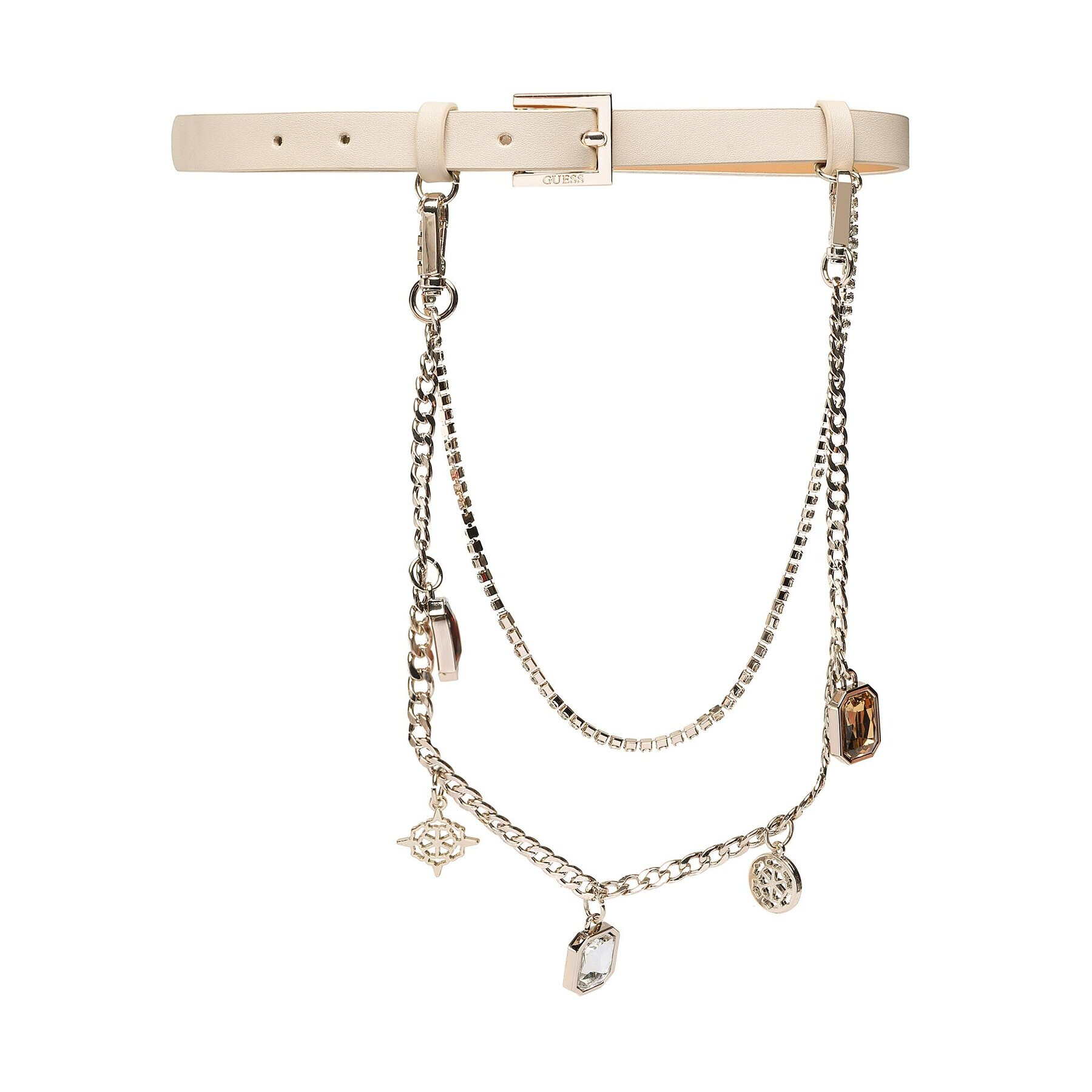 Guess Дамски колан Not Coordinated Belts BW7735 VIN25 Бежов - Pepit.bg