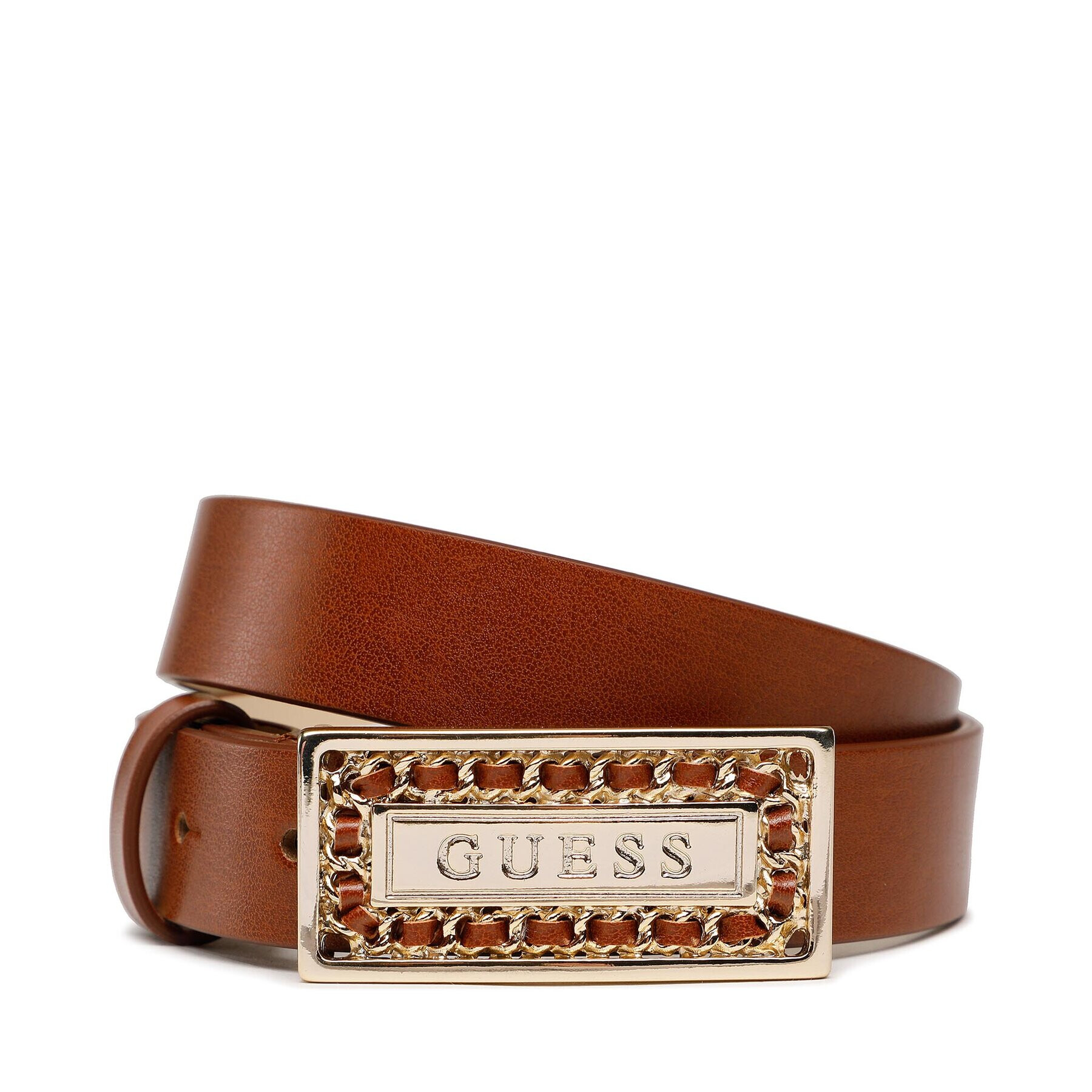 Guess Дамски колан Not Coordinated Belts BW7752 VIN25 Кафяв - Pepit.bg